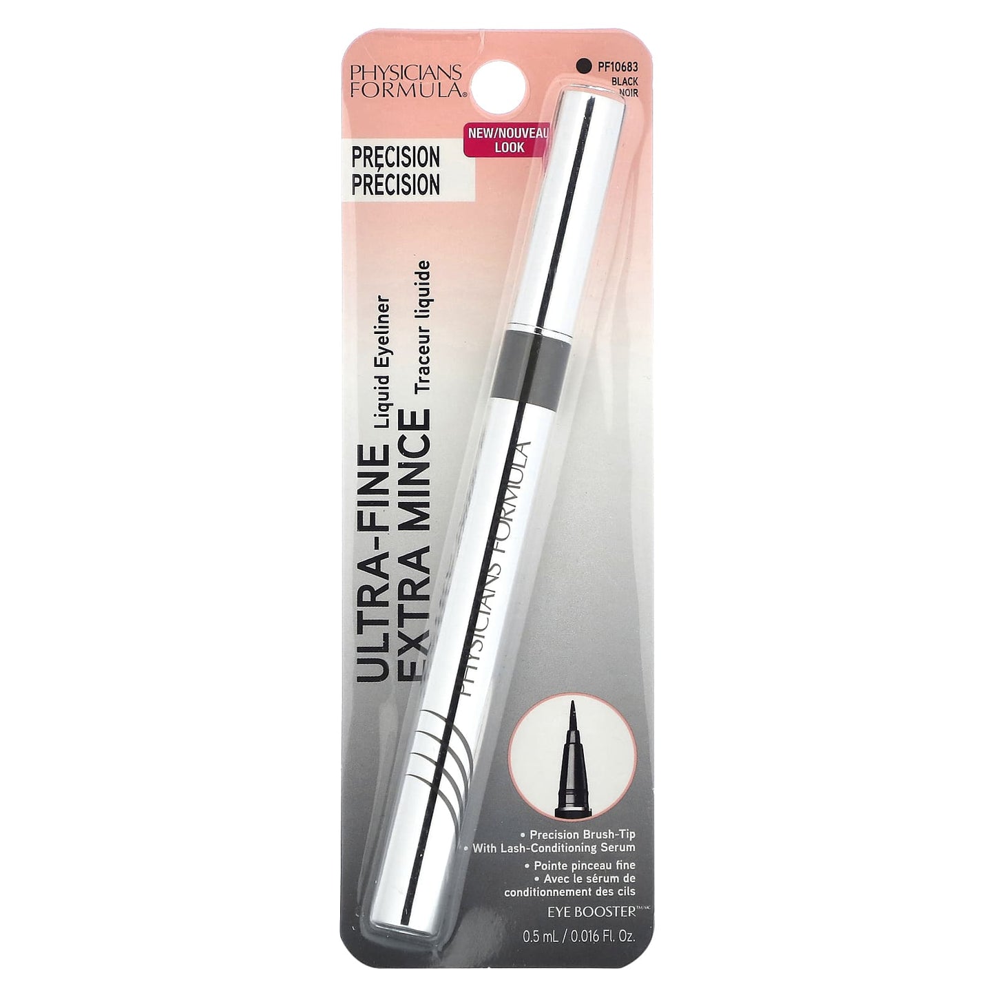Physicians Formula, Ultra-Fine Liquid Eyeliner, PF10683 Black, 0.016 fl oz (0.5 ml) - Image 2