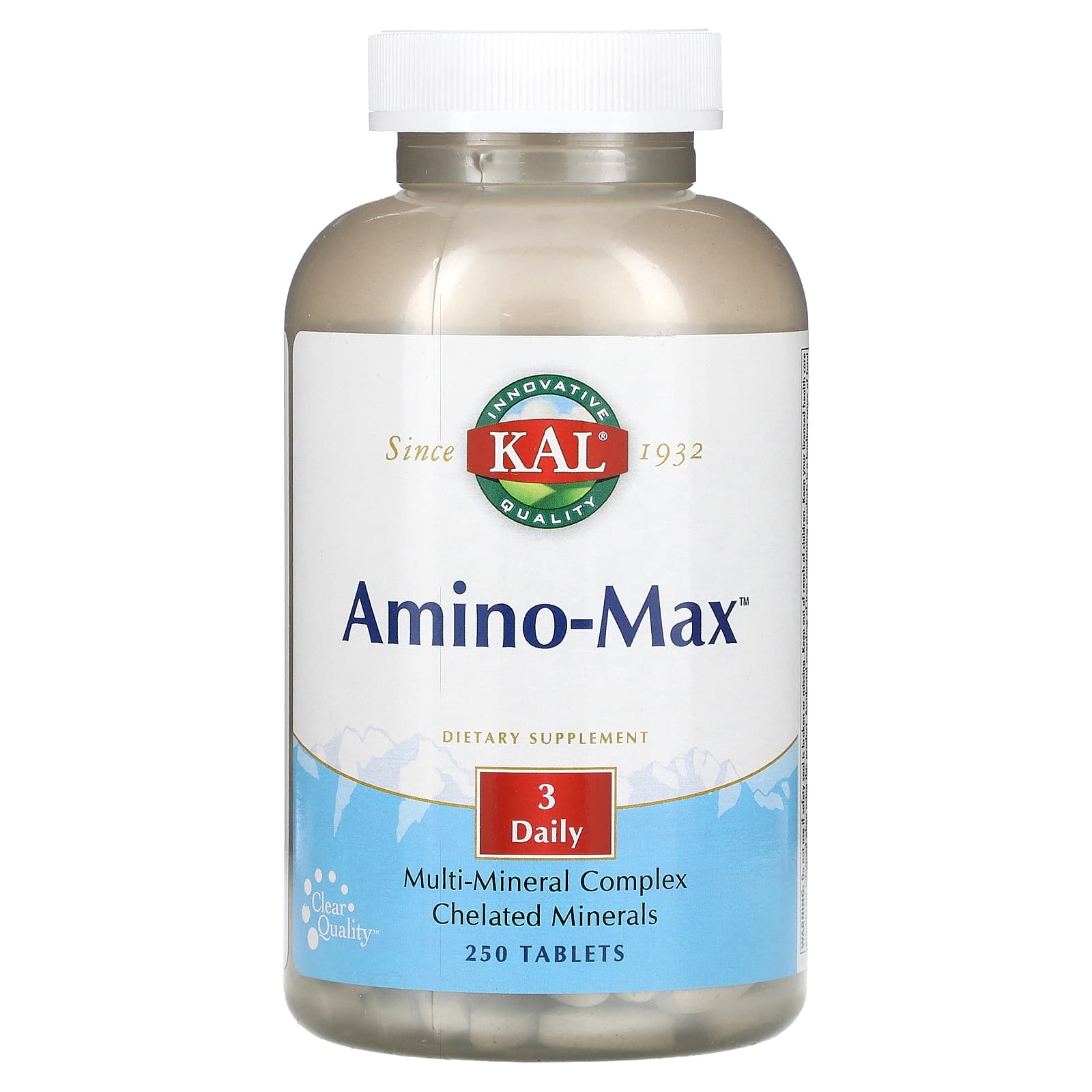 KAL, Amino-Max, 250 Tablets - Image 1