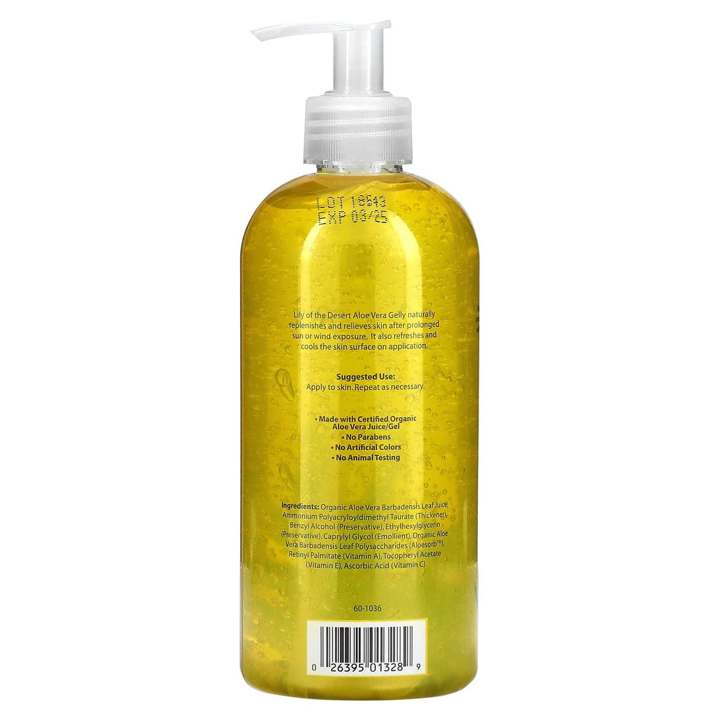 Lily of the Desert, 99% Aloe Vera Gelly, Soothing Moisturizer, 16 oz (454 g) - Image 2