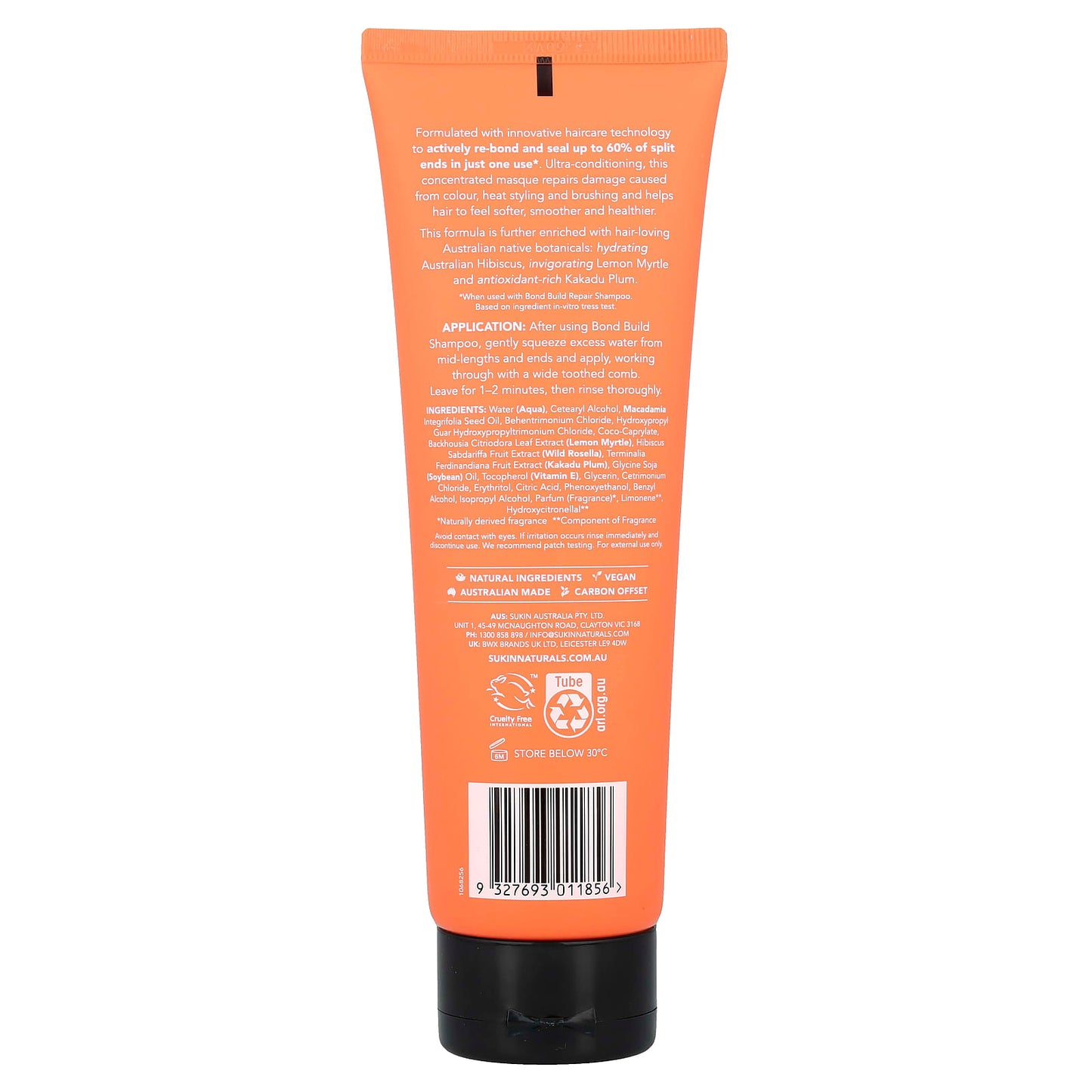 Sukin, Haircare, Bond Build, Intensive Repair Masque, 6.76 fl oz (200 ml) - Image 2