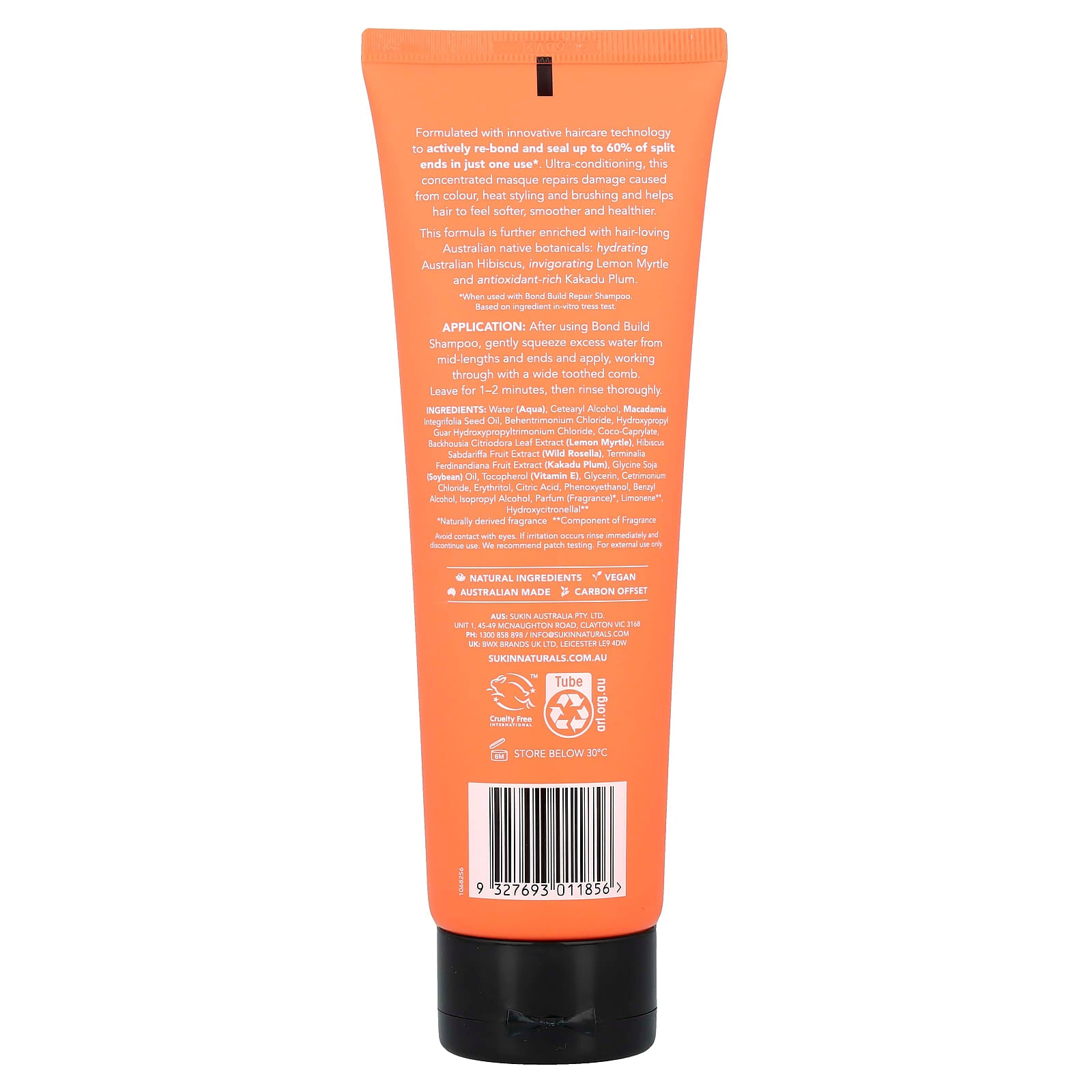 Sukin, Haircare, Bond Build, Intensive Repair Masque, 6.76 fl oz (200 ml) - Image 2