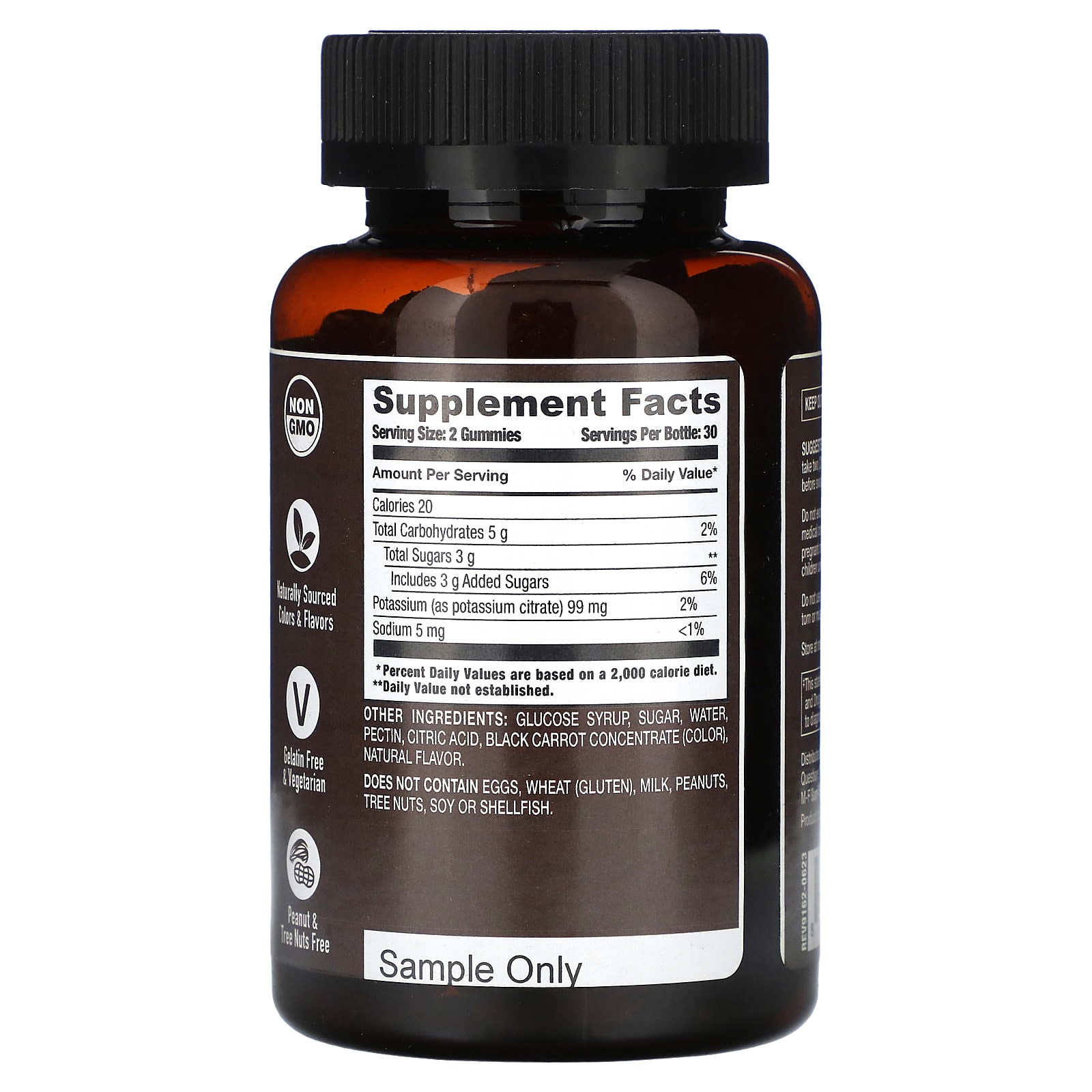 YumVs, Strong Earth Gummies, Potassium Citrate, Strawberry, 60 Gummies (49.5 mg per Gummy) - Image 2