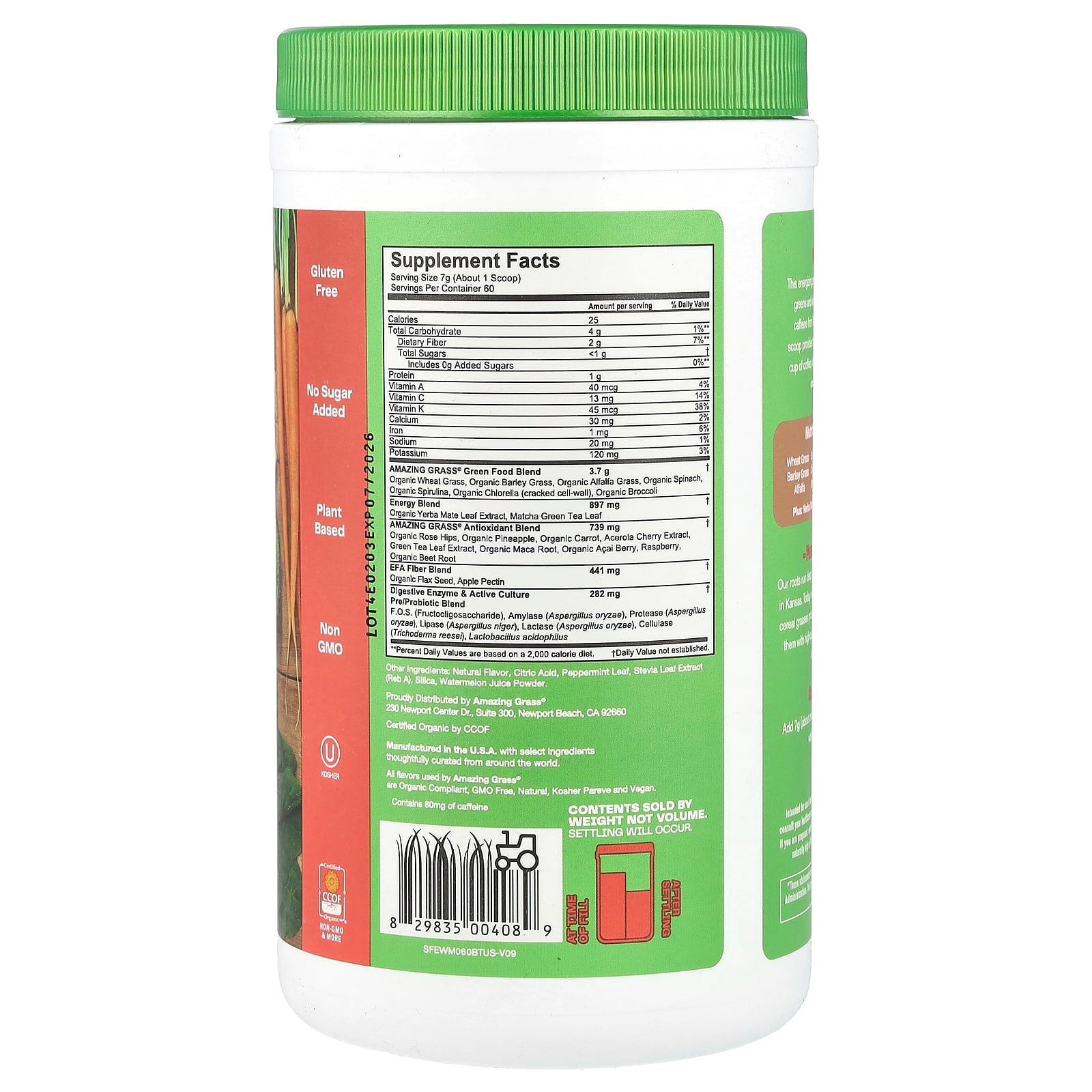 Amazing Grass Greens Blend: Boost Energy & Immunity - Image 2