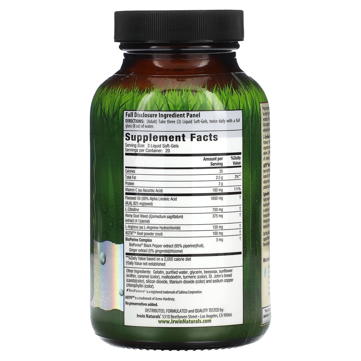 Boost Blood Flow with Irwin Naturals L-Citrulline + L-Arginine - Image 2