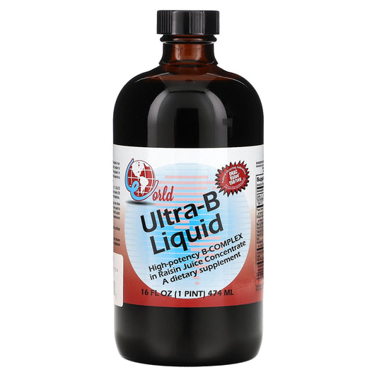 World Organic, Ultra-B Liquid, 16 fl oz (474 ml) - Image 1
