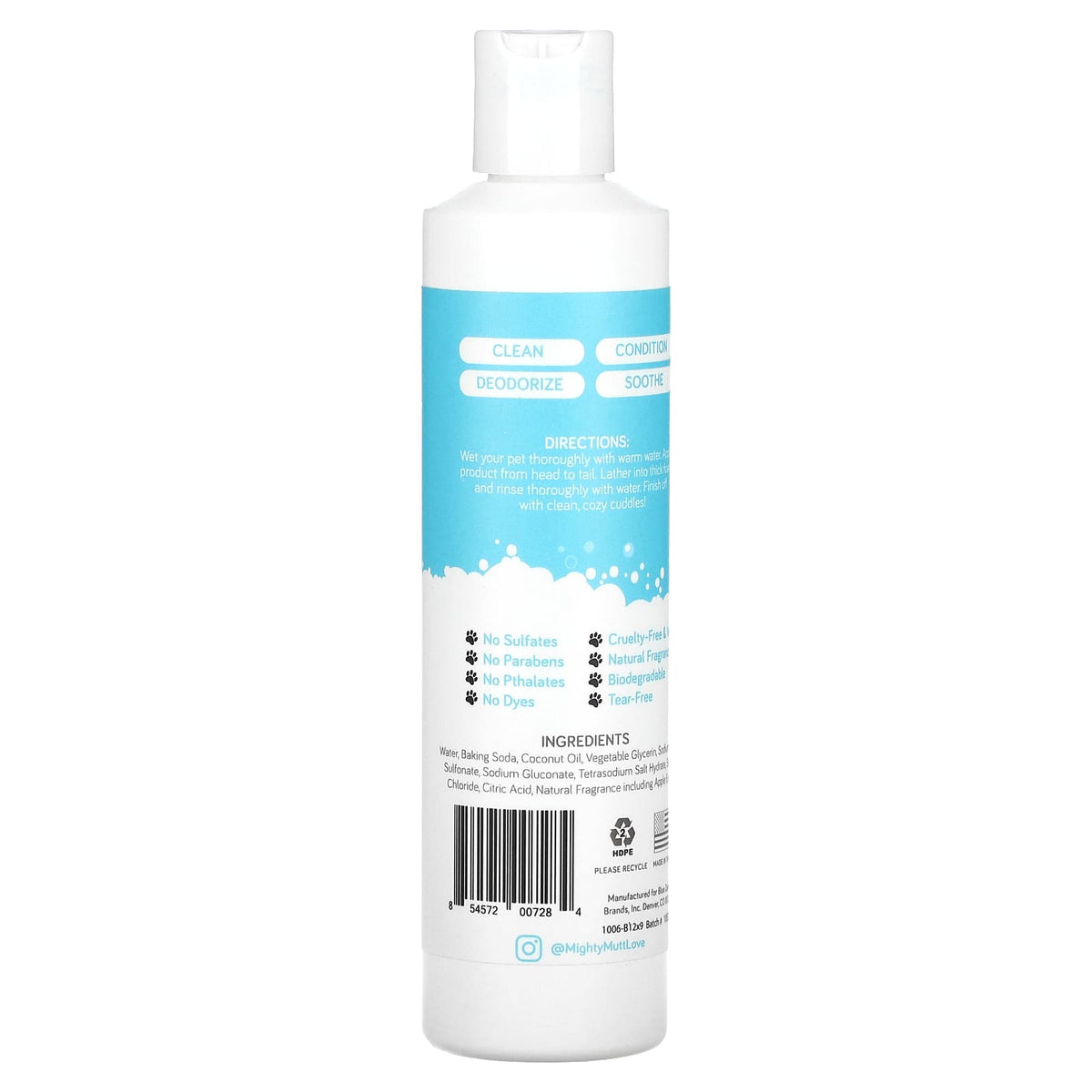 Mighty Mutt, Shampoo + Conditioner, For Dogs, Fresh Breeze, 9 fl oz (266 ml) - Image 2