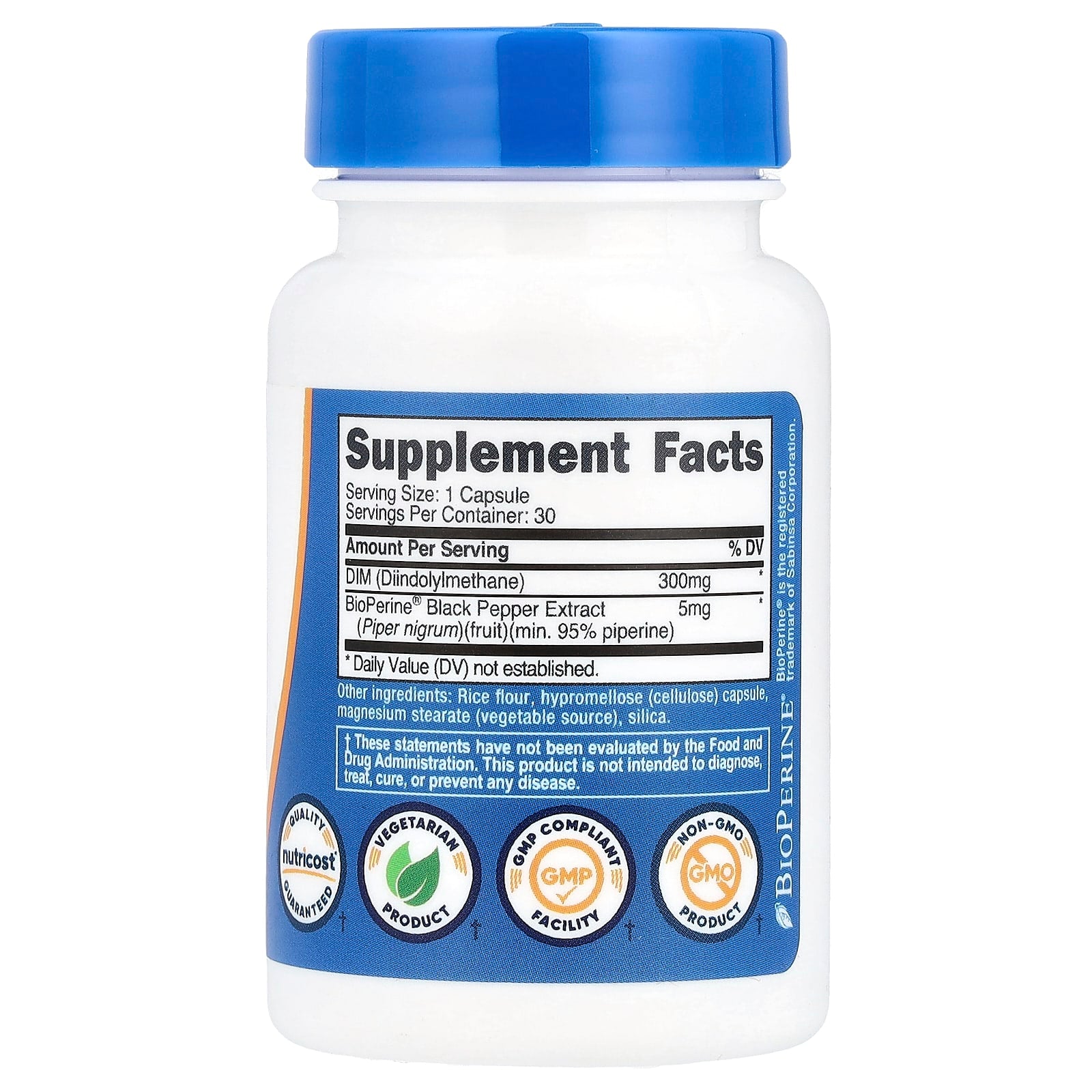 Nutricost, DIM, 300 mg, 30 Capsules - Image 2