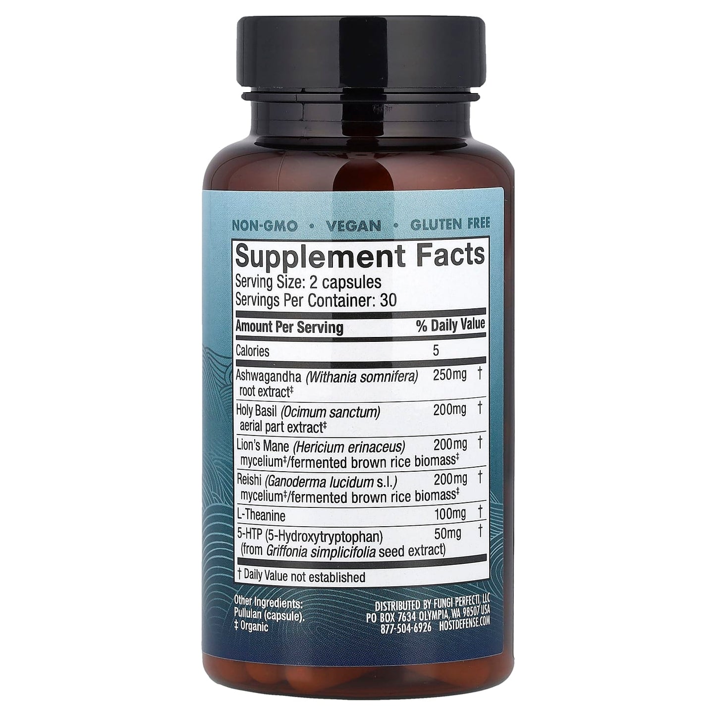 Mood Balance with Host Defense Mushrooms Mycobenefits - 60 Capsules - Image 2