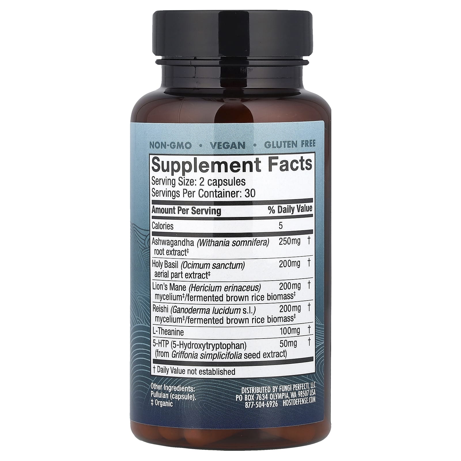 Mood Balance with Host Defense Mushrooms Mycobenefits - 60 Capsules - Image 2
