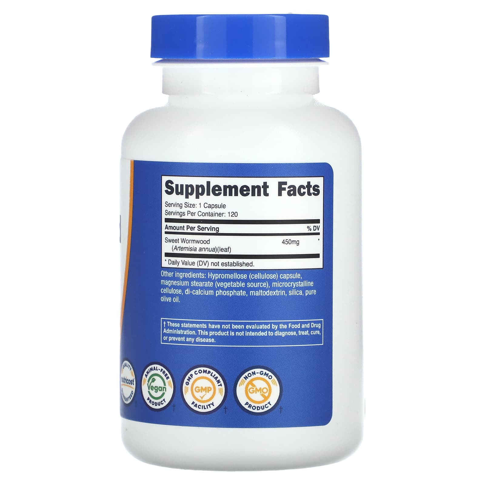 Nutricost, Wormwood, 450 mg, 120 Capsules - Image 2