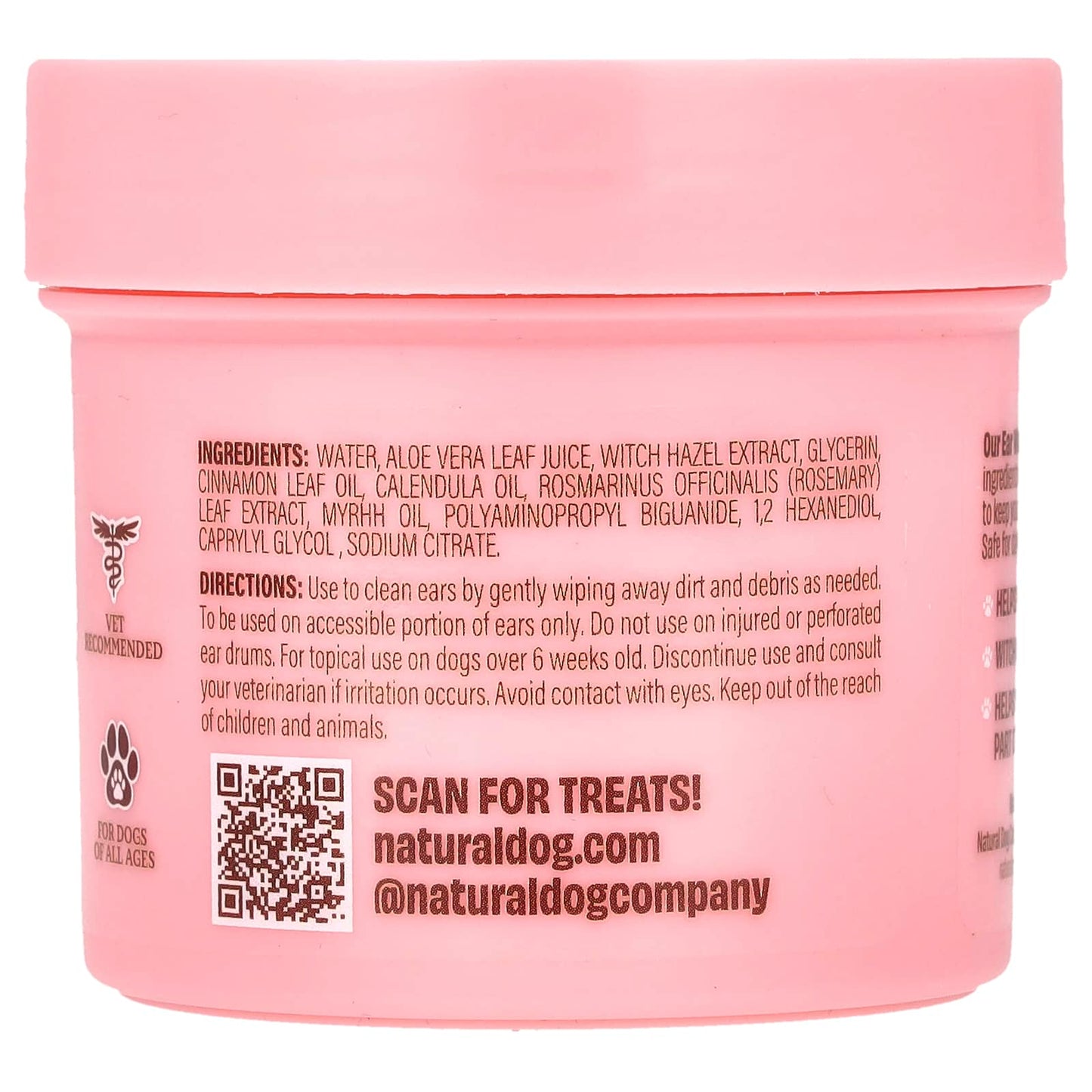 Natural Dog Company, Ear Wipes, 50 Count - Image 2