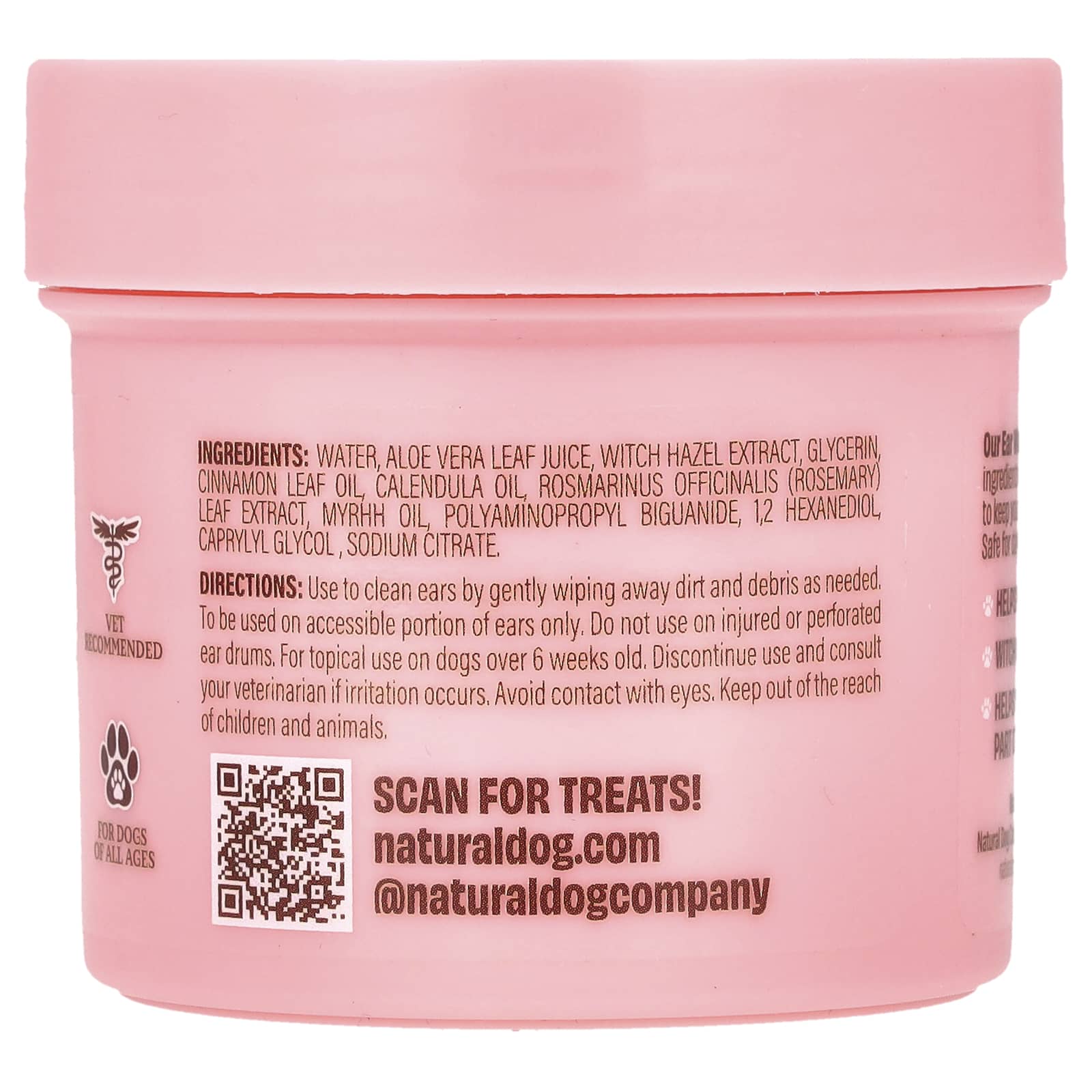 Natural Dog Company, Ear Wipes, 50 Count - Image 2