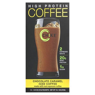Boost Your Morning with High-Protein Iced Coffee, Chocolate Caramel