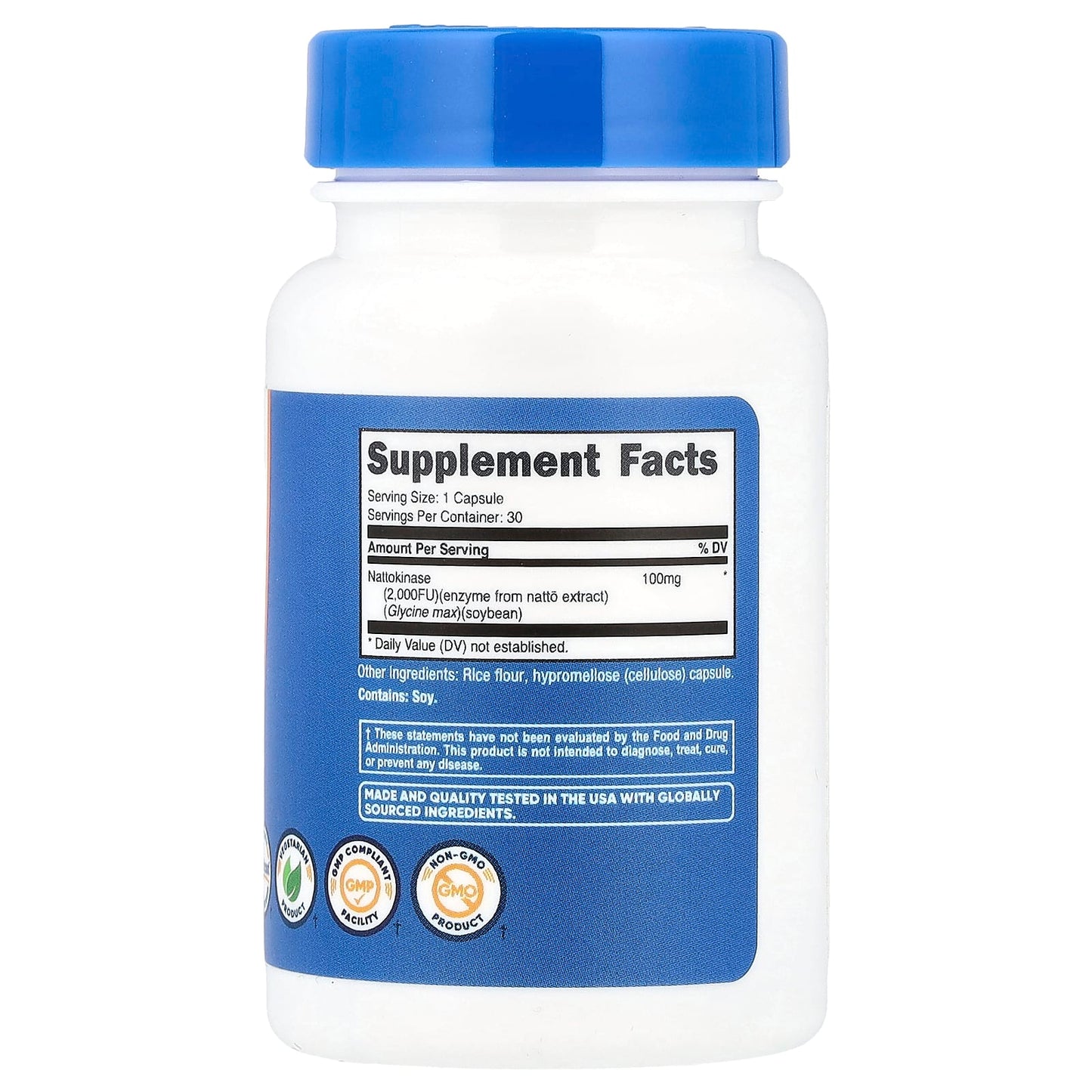 Nutricost, Nattokinase, 2,000 FU, 30 Capsules - Image 2