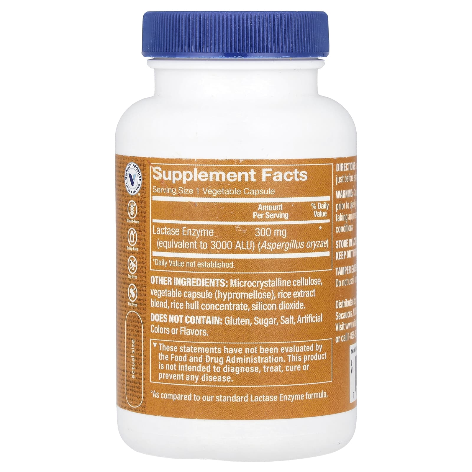The Vitamin Shoppe, Lactase Enzyme, Extra Strength, 3,000 ALU, 90 Vegetable Capsules