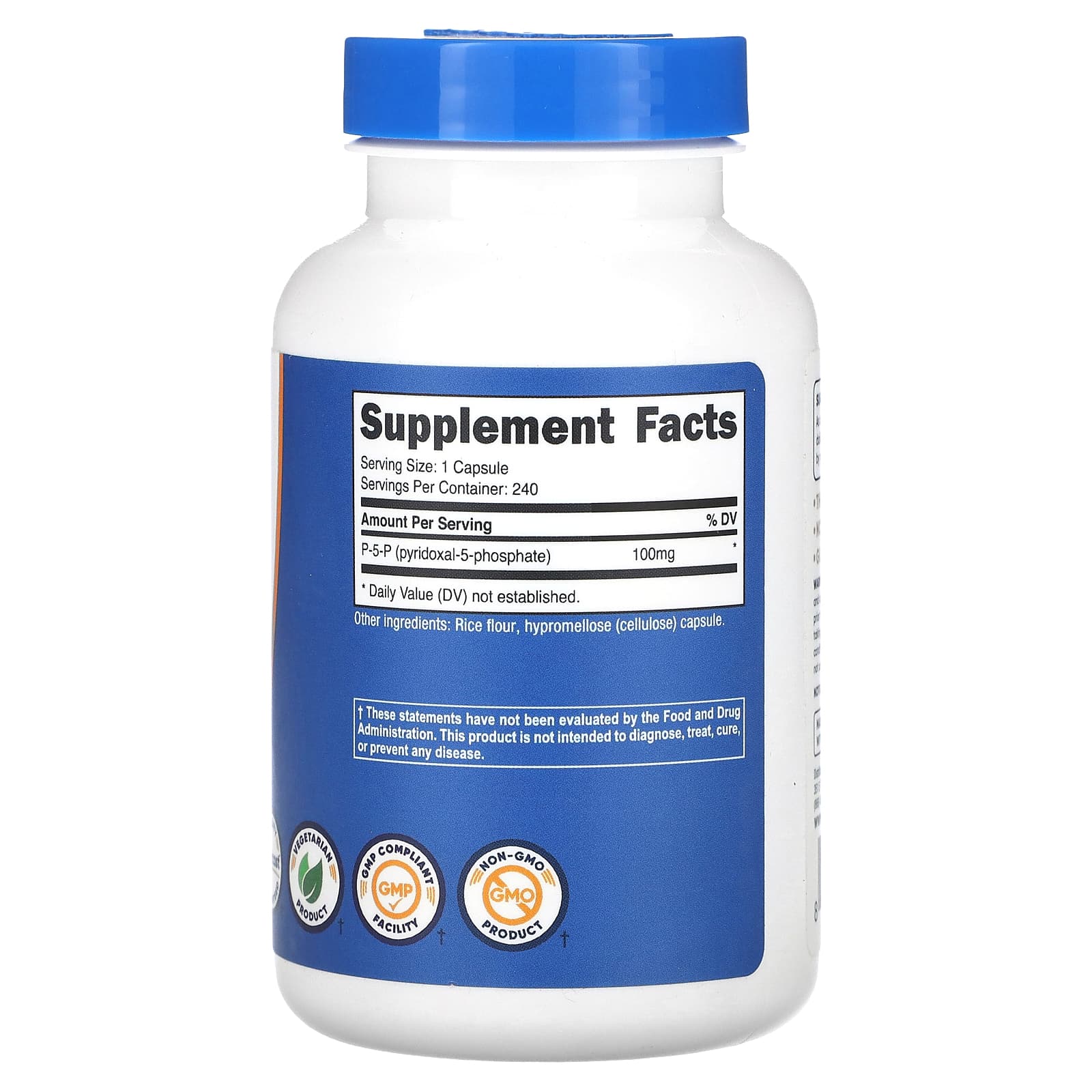 Nutricost, P-5-P, 100 mg, 240 Capsules - Image 2