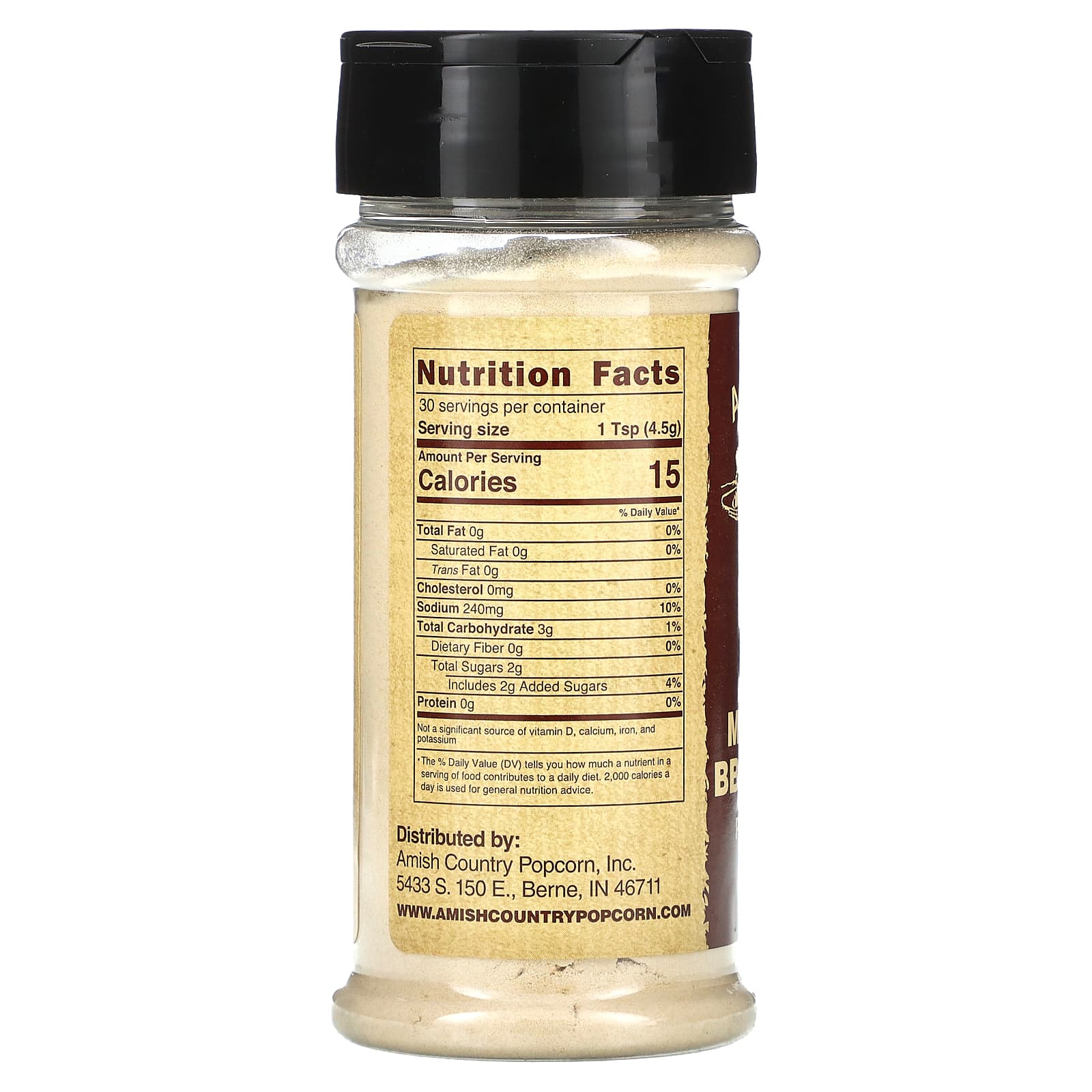 Maple Bacon BBQ Popcorn Seasoning by Amish Country Popcorn, 4.75 oz - Image 2