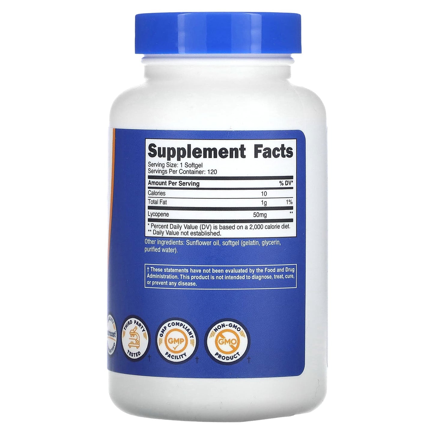 Nutricost, Lycopene, 50 mg, 120 Softgels - Image 2