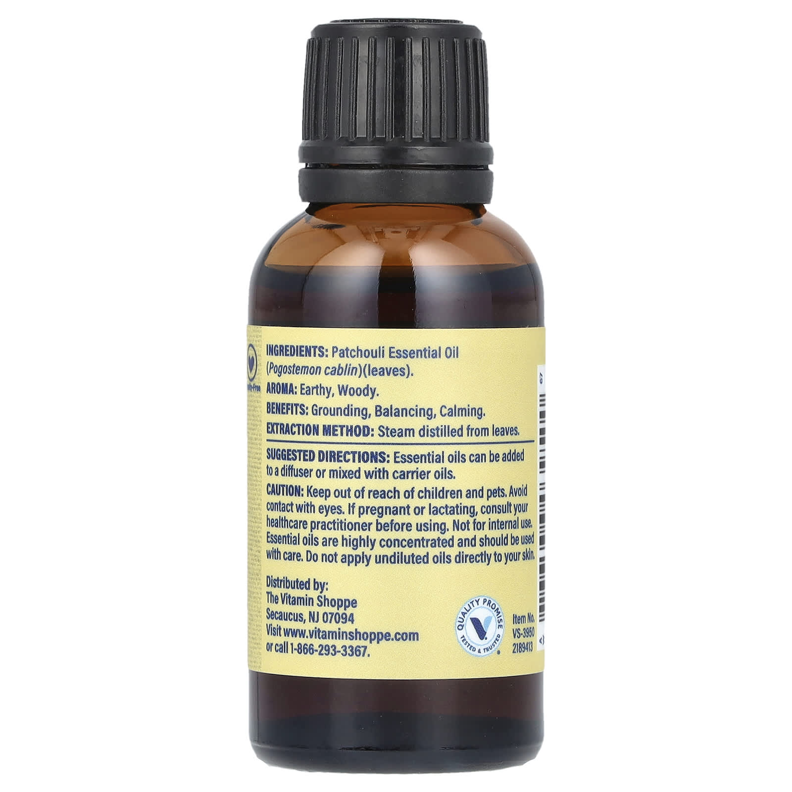 The Vitamin Shoppe, 100% Pure Essential Oil, Patchouli , 1 fl oz (30 ml) - Image 2