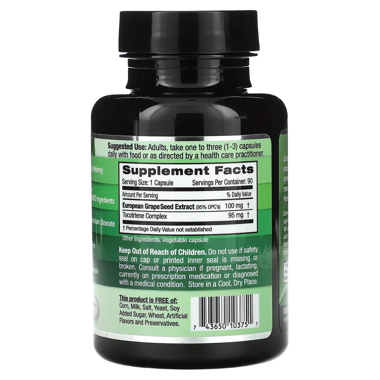European Grape Seed Extract | Natural Heart & Cholesterol Support - Image 2