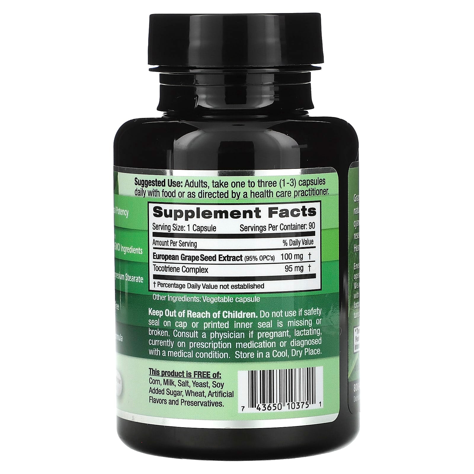 European Grape Seed Extract | Natural Heart & Cholesterol Support - Image 2