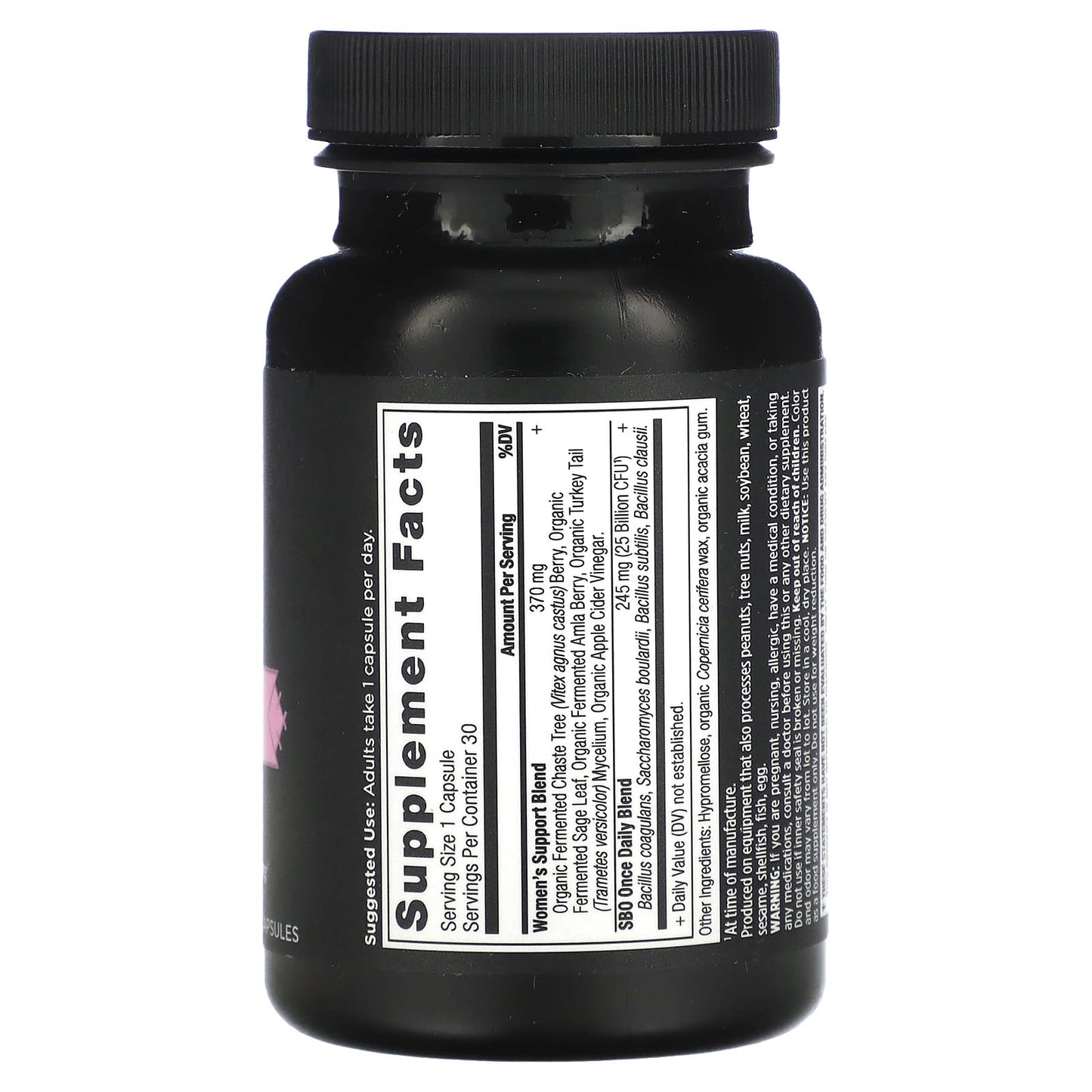 Ancient Nutrition SBO Probiotics for Women's Health, 25 Billion CFU, 30 Capsules - Image 2