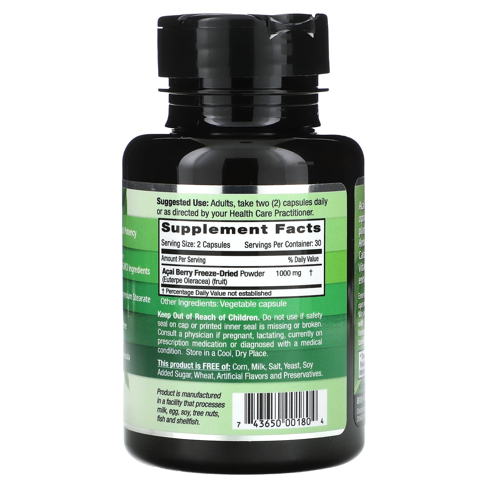 Acai Berry Dietary Supplement by Emerald Laboratories - Freeze-Dried for Enhanced Potency - Image 2
