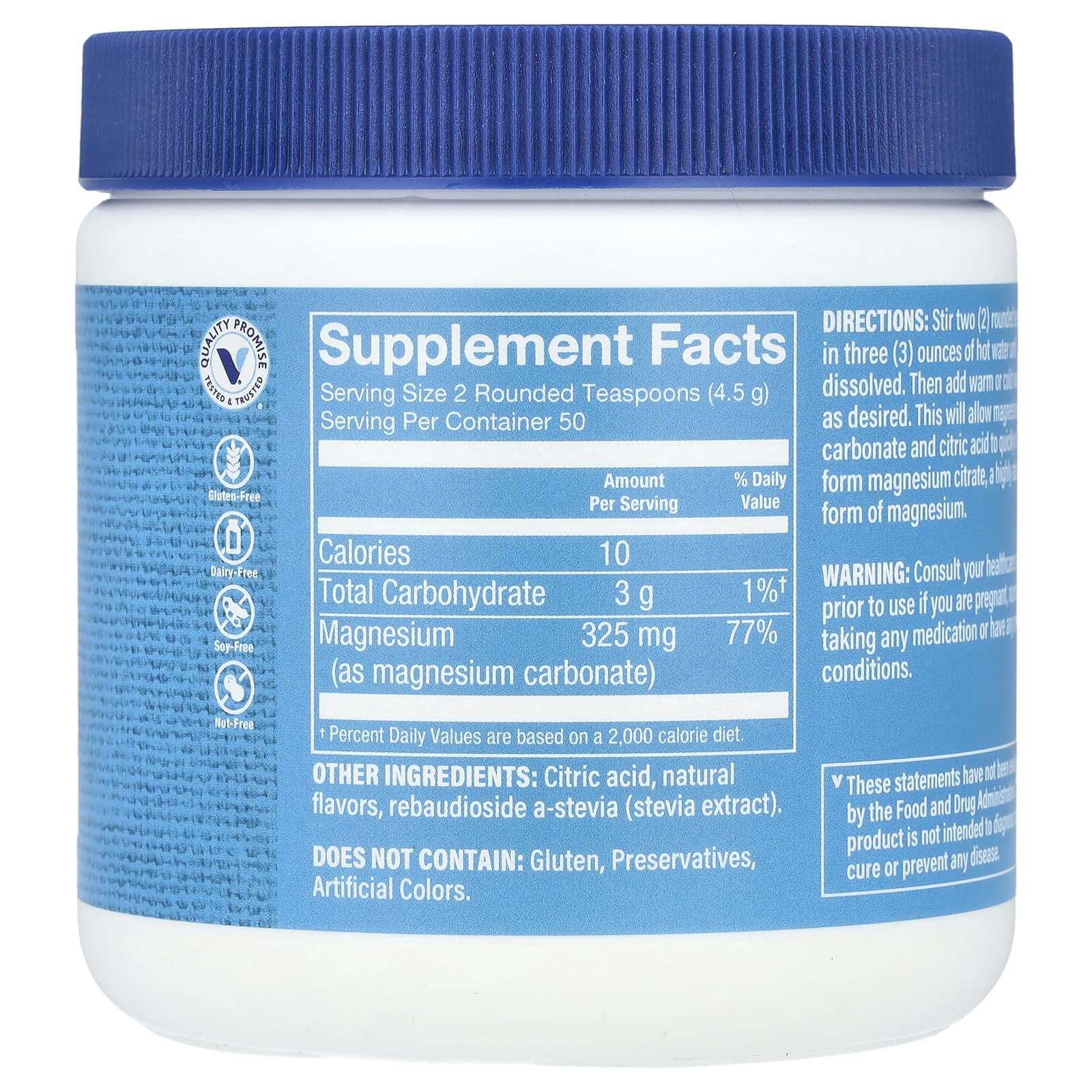 The Vitamin Shoppe, Calm Zone®, Magnesium, Raspberry Lemon, 8 oz (225 g)