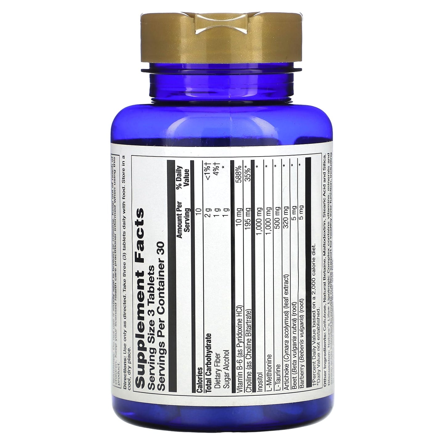 Nature's Life, Lipotropic Complex, 90 Tablets - Image 2