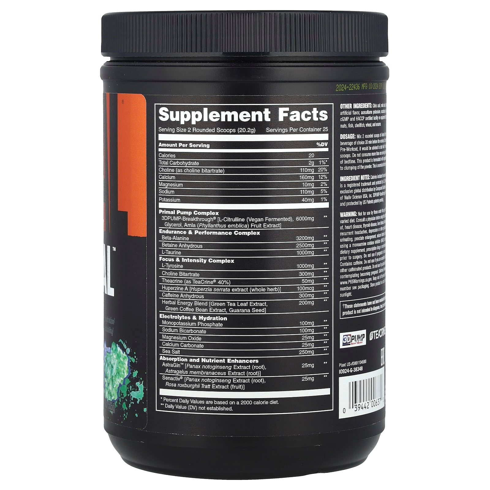 Boost Intense Workouts with Animal Primal Pre-Workout Powder - Image 2