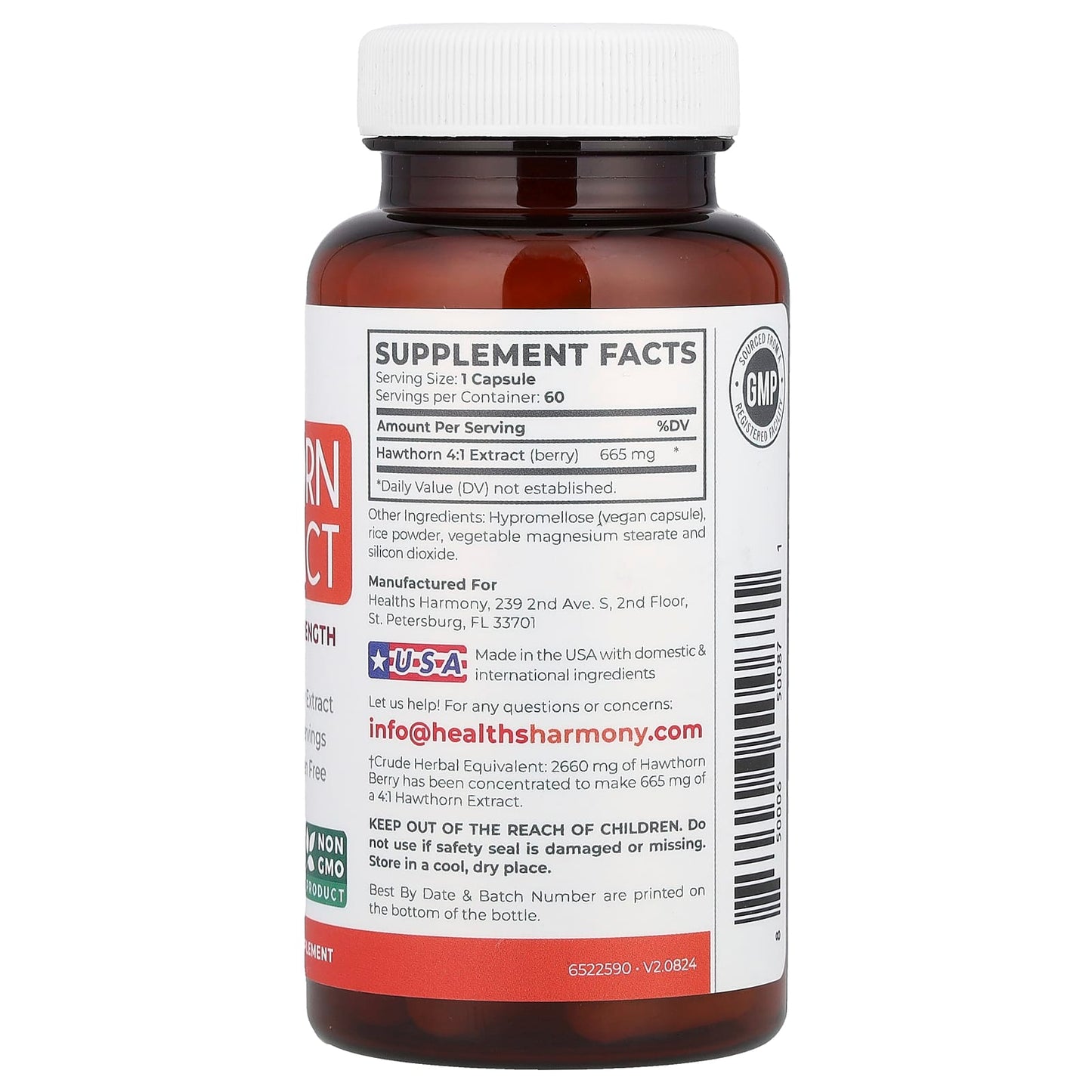 Hawthorn 4:1 Extract - Extra Strength Heart Health Supplement - Image 2