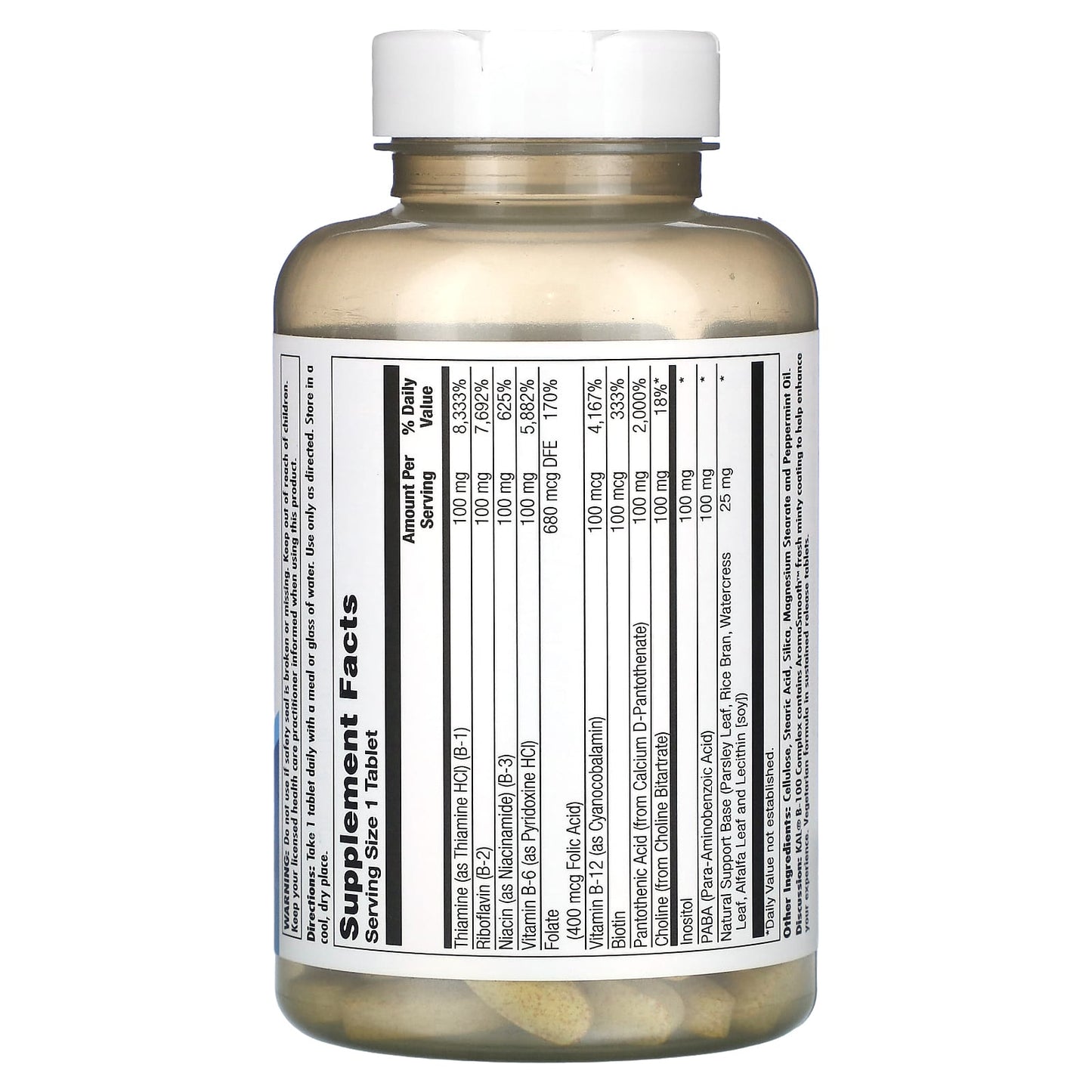 KAL, B-100 Complex, 120 Tablets - Image 2