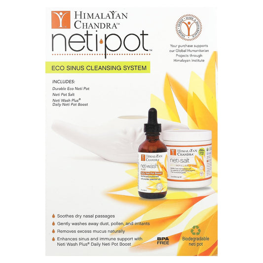 Himalayan Chandra 3 Piece Kit - Natural Sinus Cleansing System - Image 1