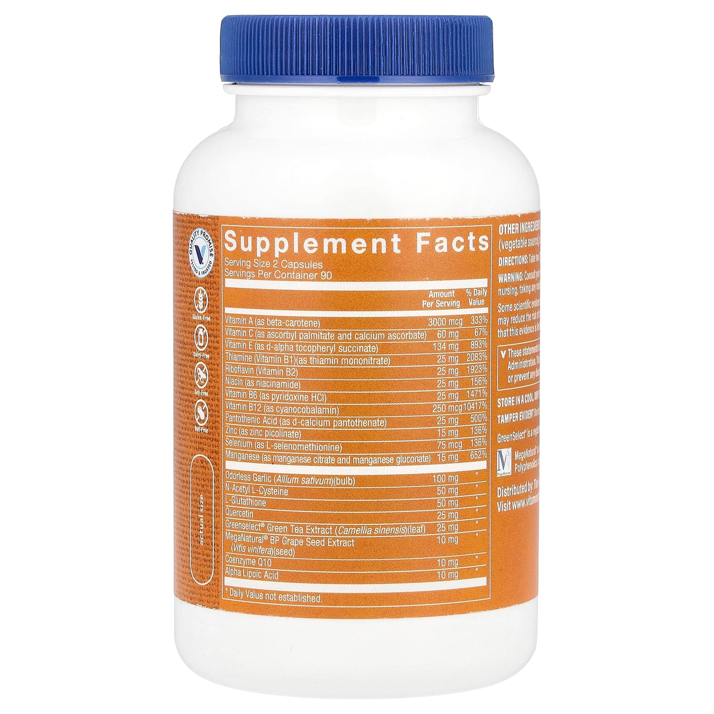 The Vitamin Shoppe, Super Antioxidant, 180 Capsules - Image 2