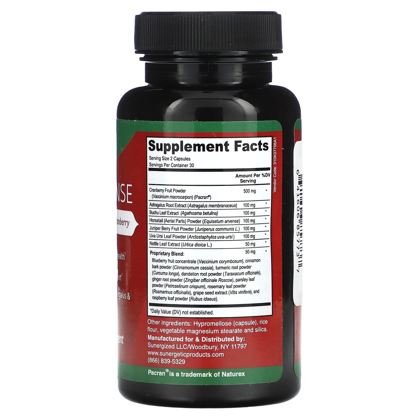 Sunergetic, Kidney Cleanse, 60 Capsules - Image 2