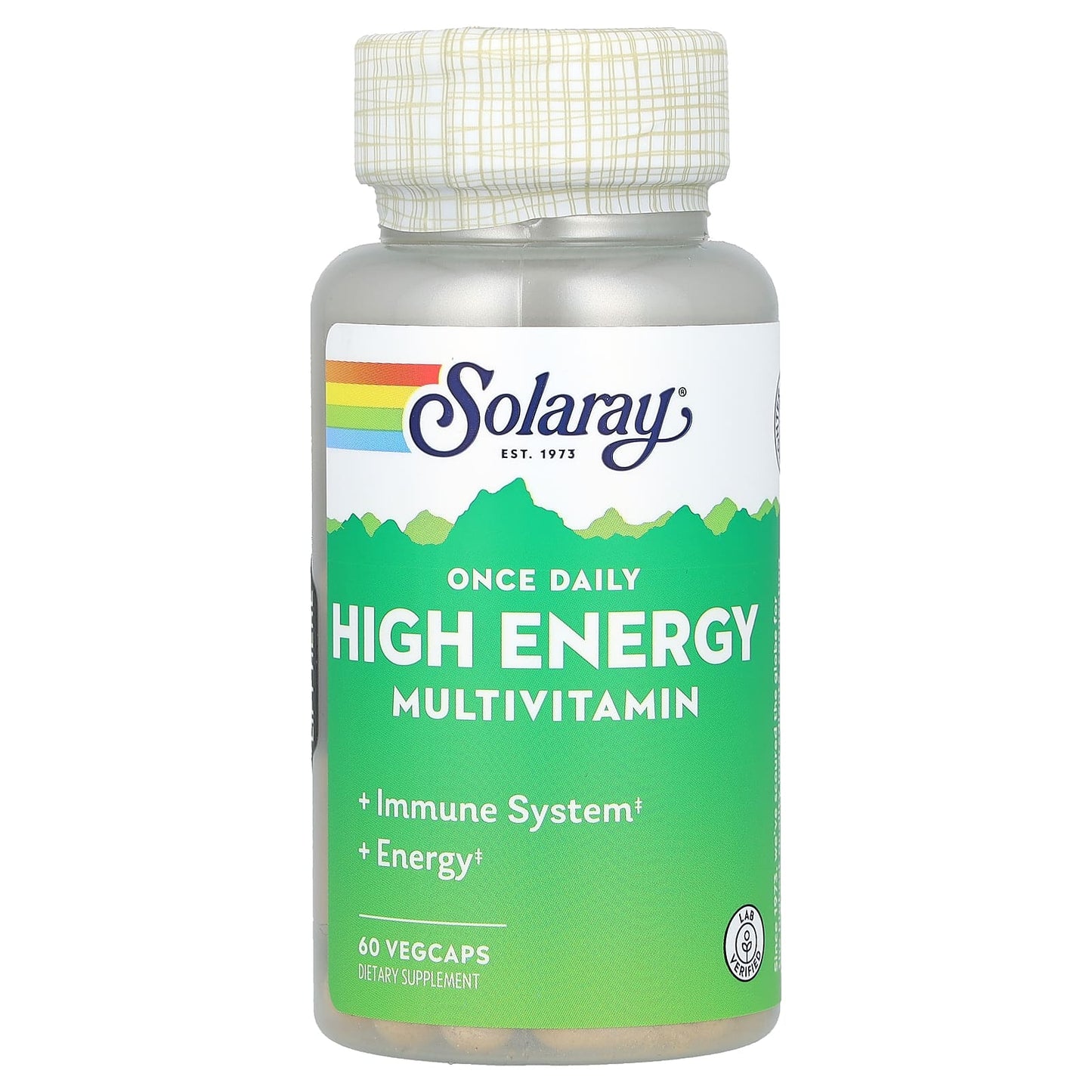 Solaray, Once Daily High Energy Multivitamin, 60 VegCaps - Image 1