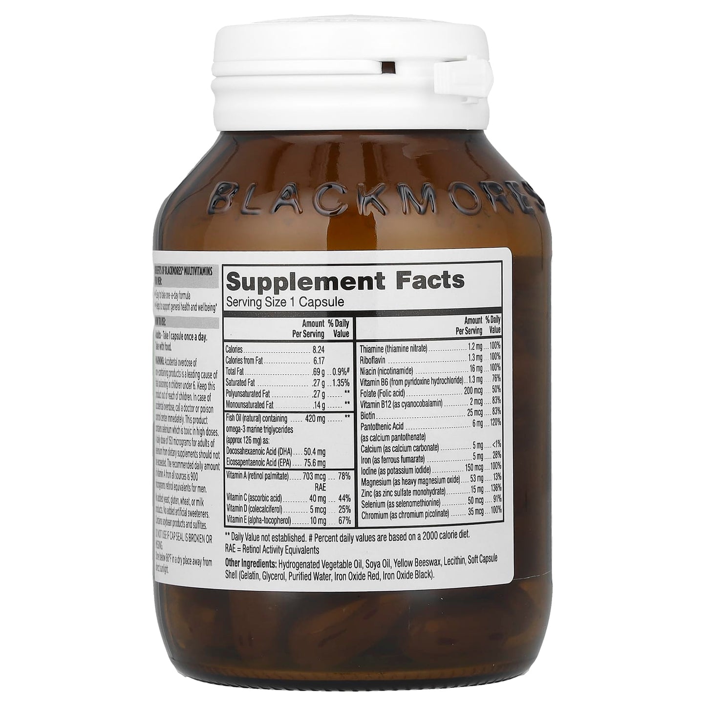 Blackmores Multivitamins for Men - Optimize Energy & Testosterone - Image 2