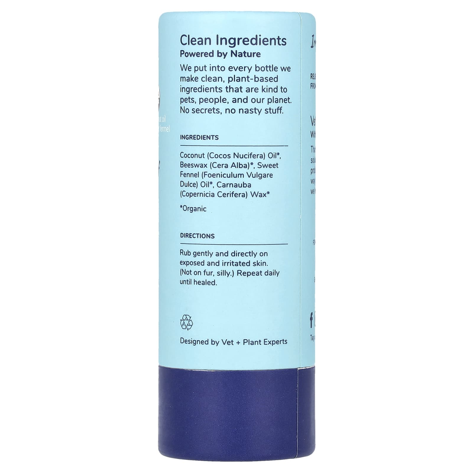 Kin+Kind, Hot Spot Natural Relief, For Dogs + Cats, Coconut Oil, Sweet Fennel , 1.76 oz (50 g) - Image 2
