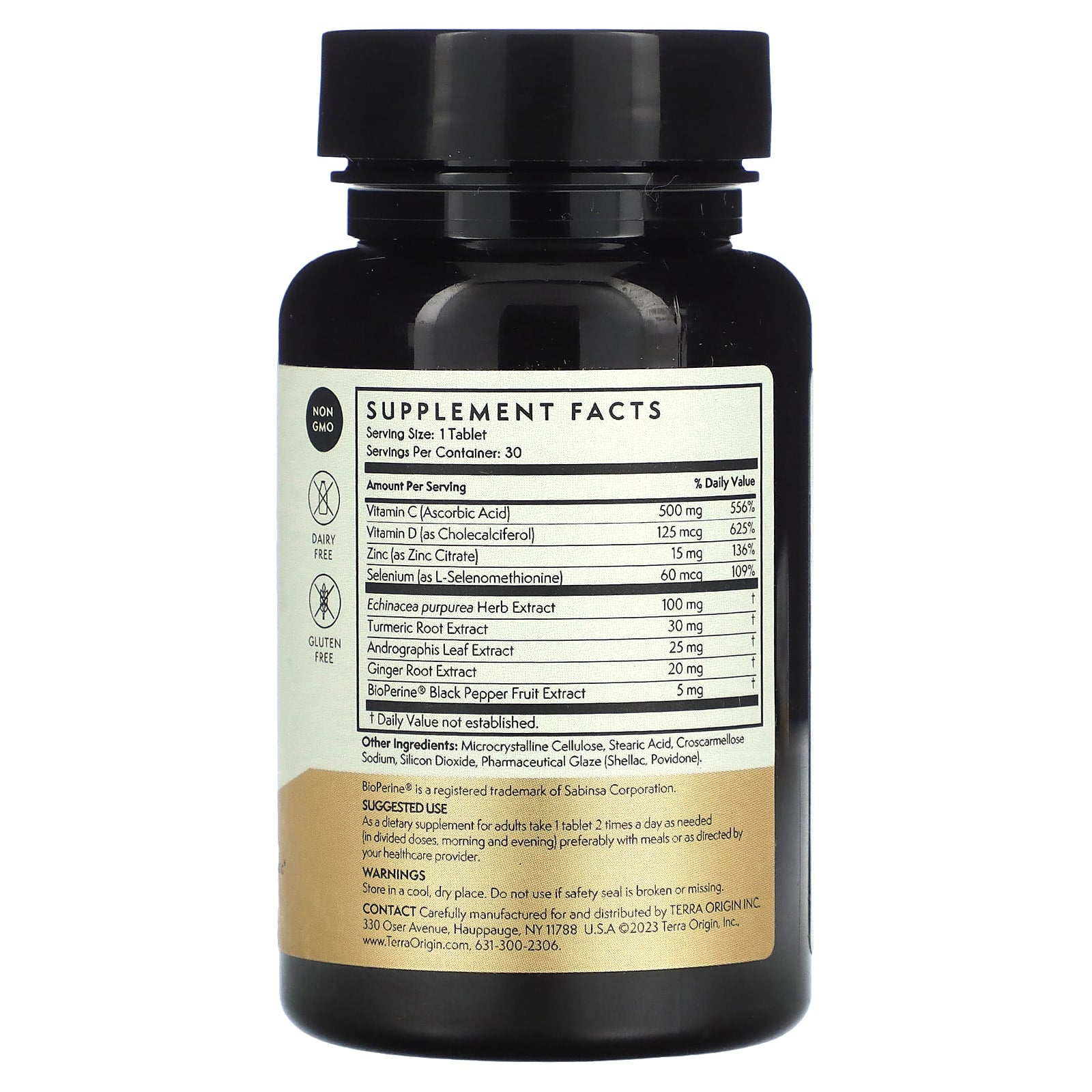 Terra Origin, Healthy Immunity Boost, 30 Tablets - Image 2