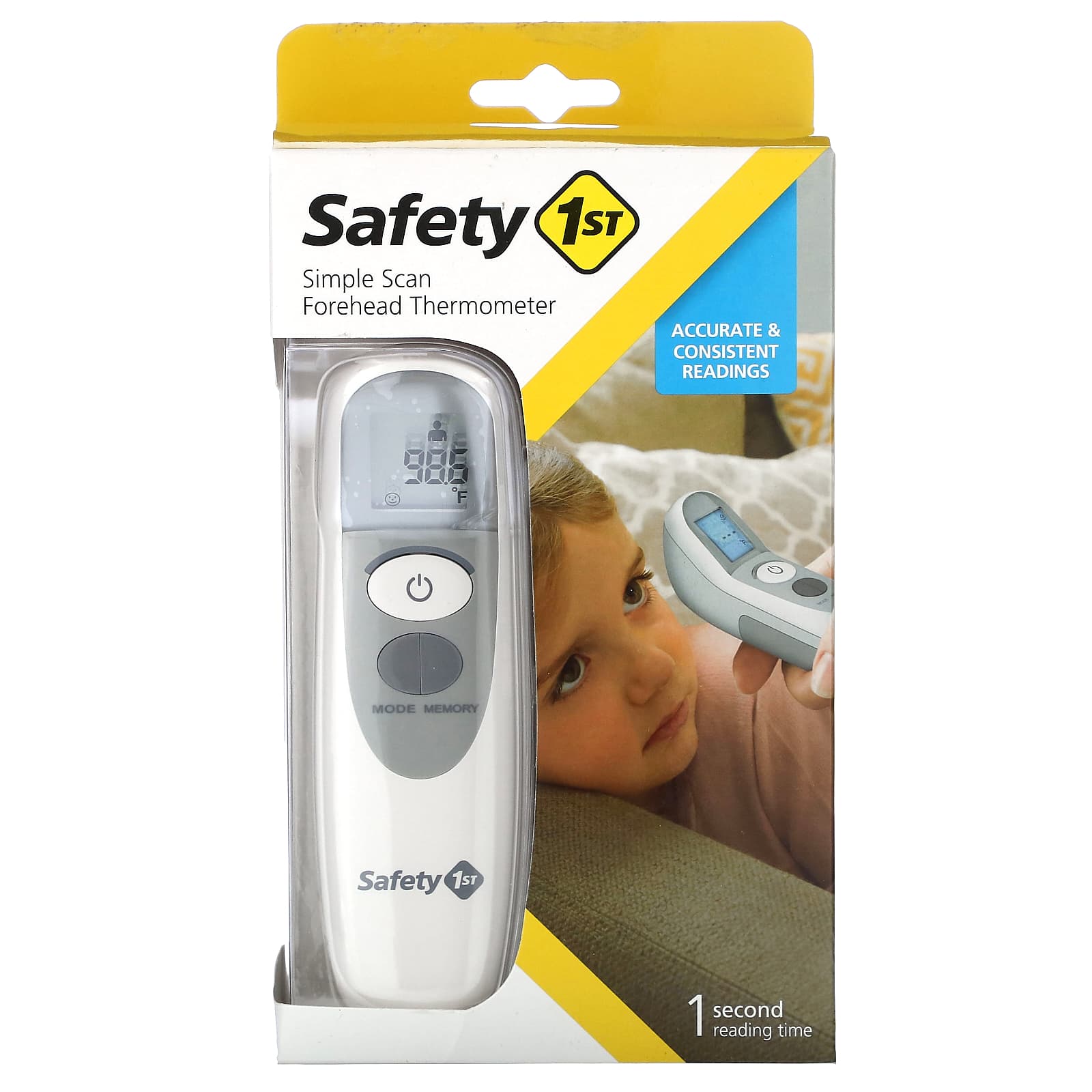 Safety 1st, Simple Scan Forehead Thermometer , 1 Count - Image 1