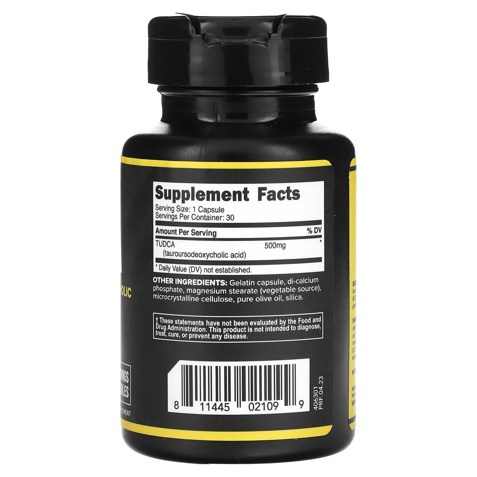 Primaforce, TUDCA, 500 mg, 30 Capsules - Image 2