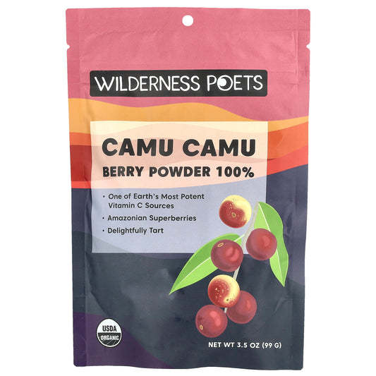 Wilderness Poets, Organic Camu Camu Berry Powder, 3.5 oz (99 g) - Image 1