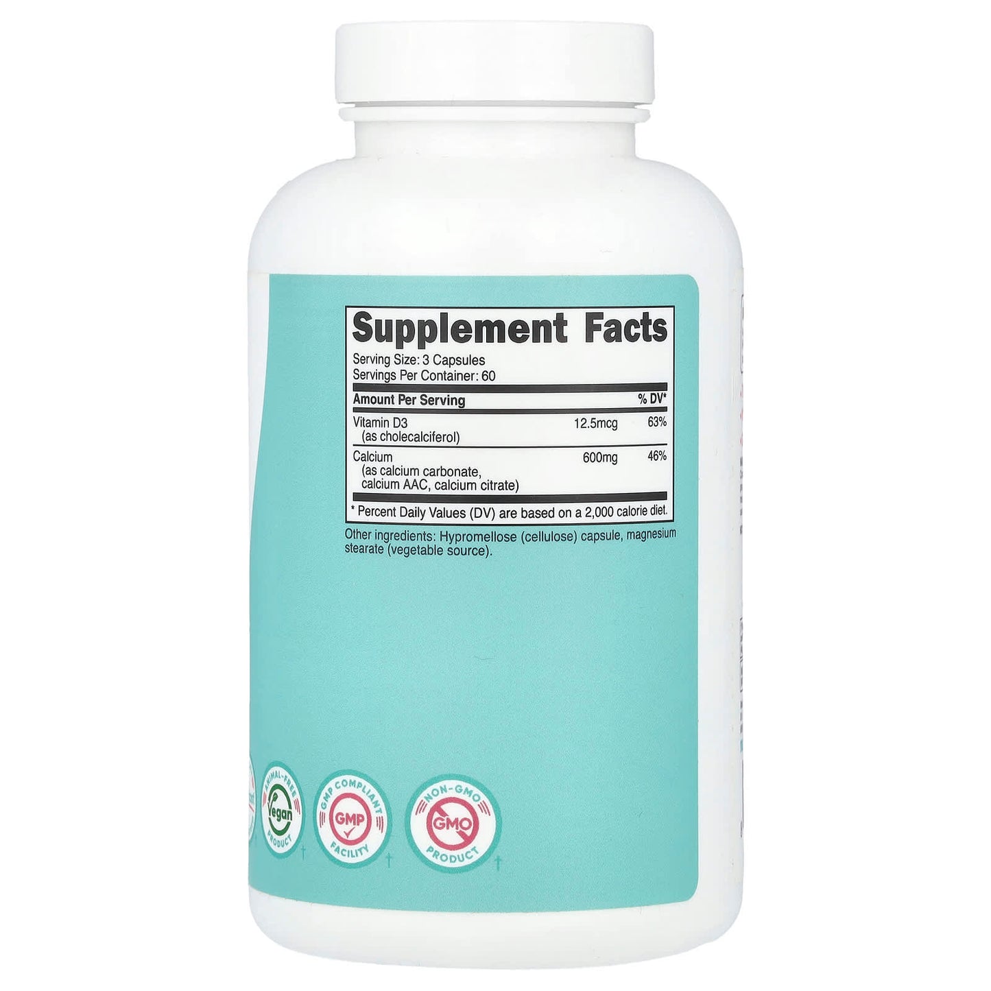 Nutricost, Women, Calcium + Vitamin D3, 180 Capsules - Image 2