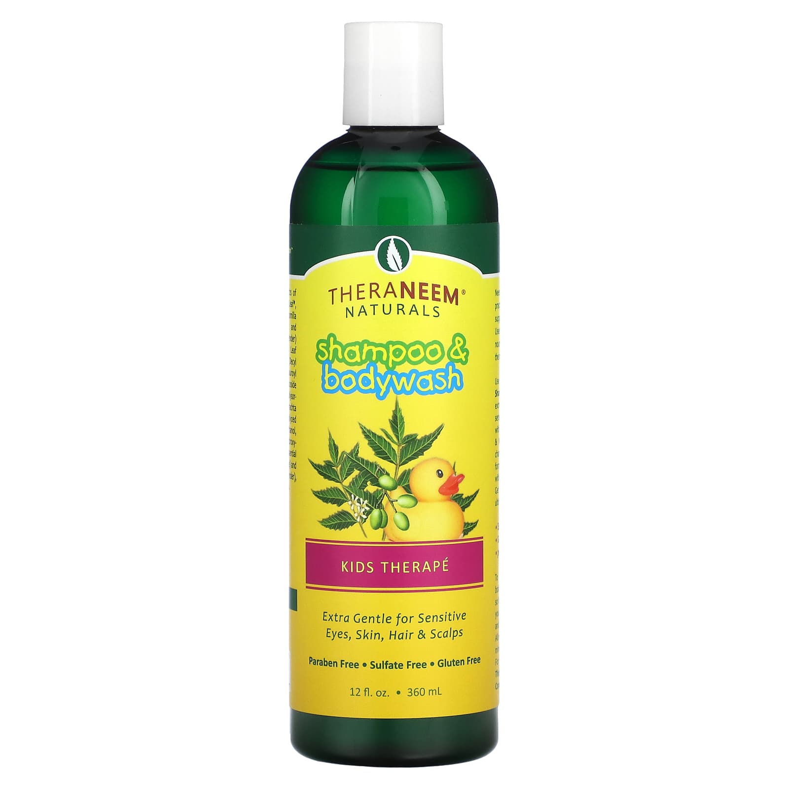 Organix South, TheraNeem Naturals, Shampoo & Bodywash, Kids Therapé, 12 fl oz (360 ml) - Image 1