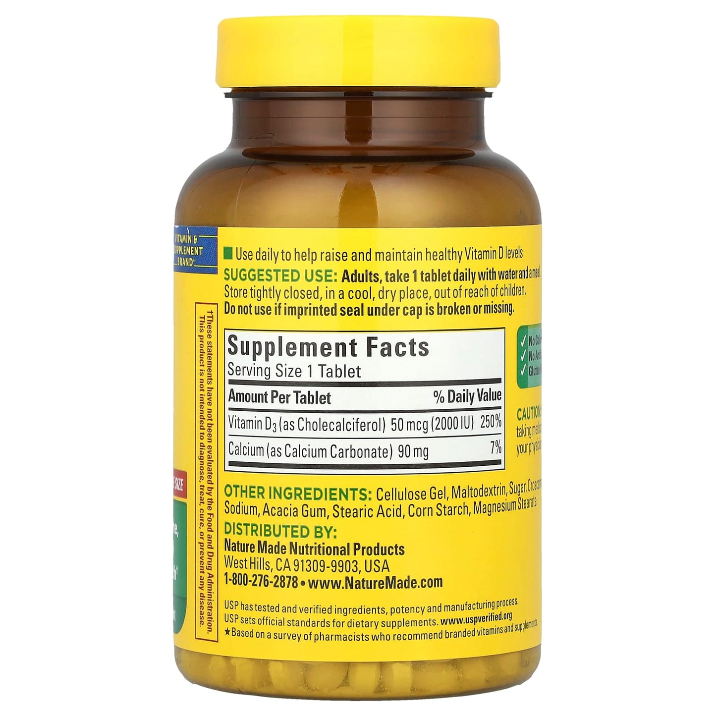 Nature Made, Vitamin D3, 220 Tablets - Image 2