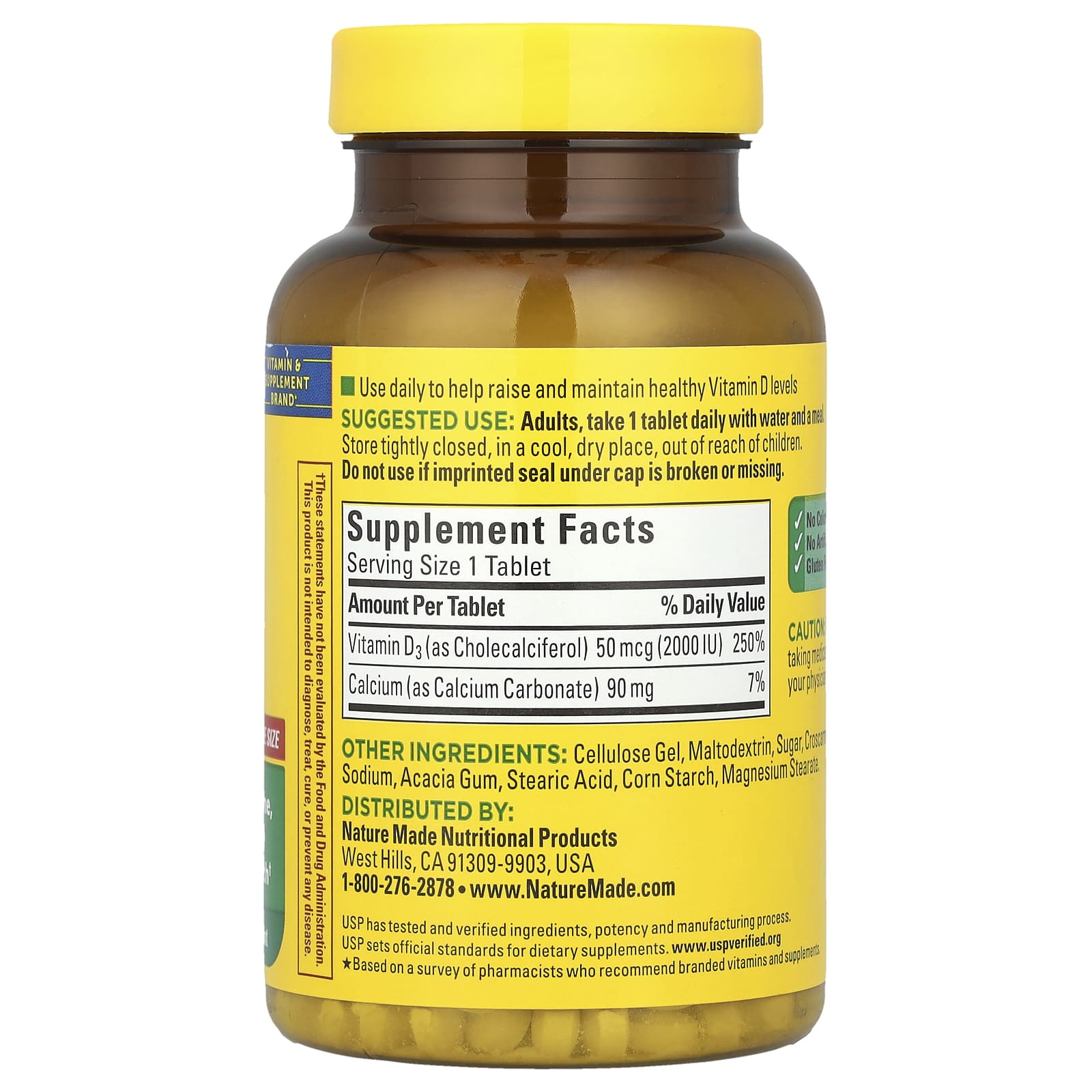Nature Made, Vitamin D3, 220 Tablets - Image 2