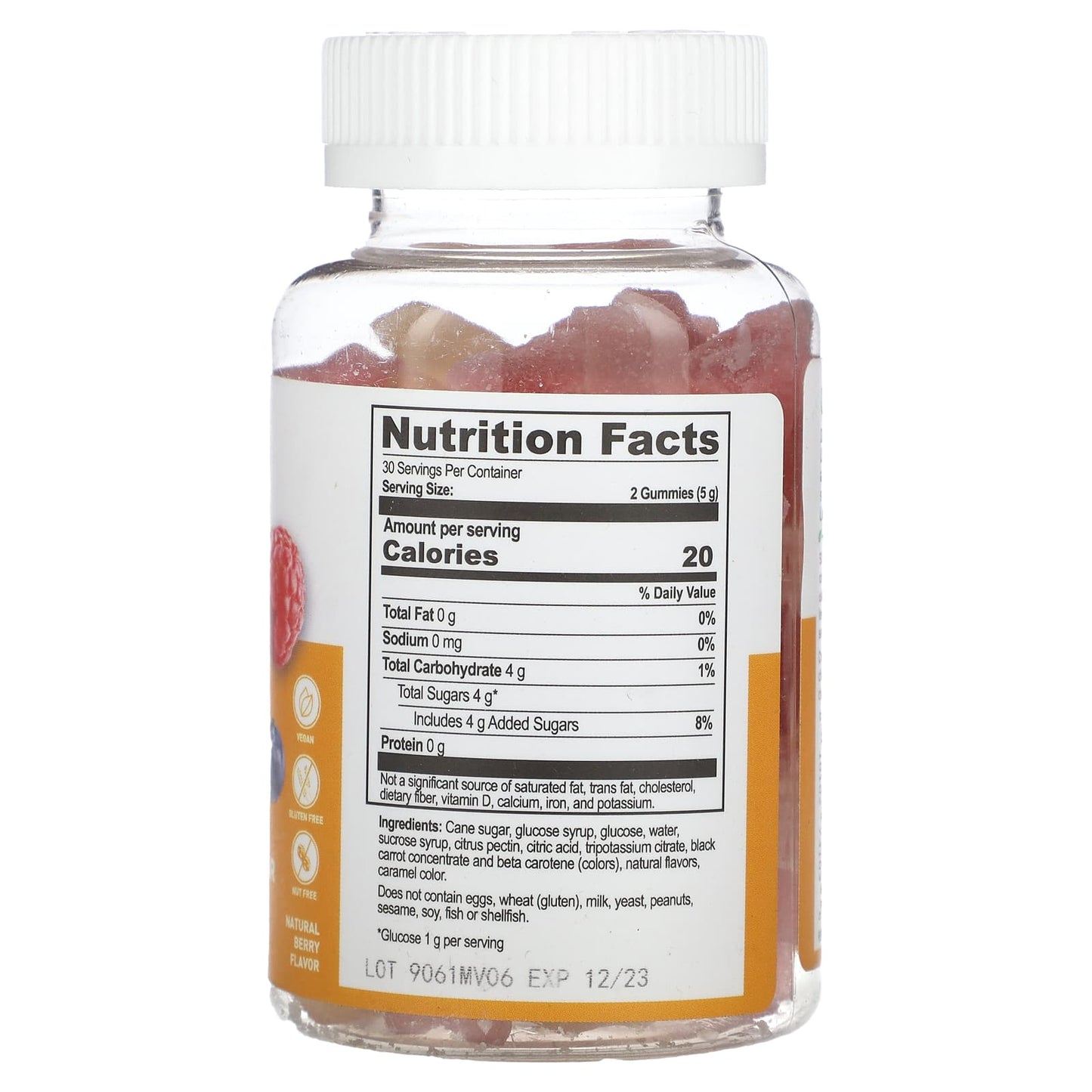 Lifeable, Glucose Gummies, Natural Berry, 60 Gummies - Image 2