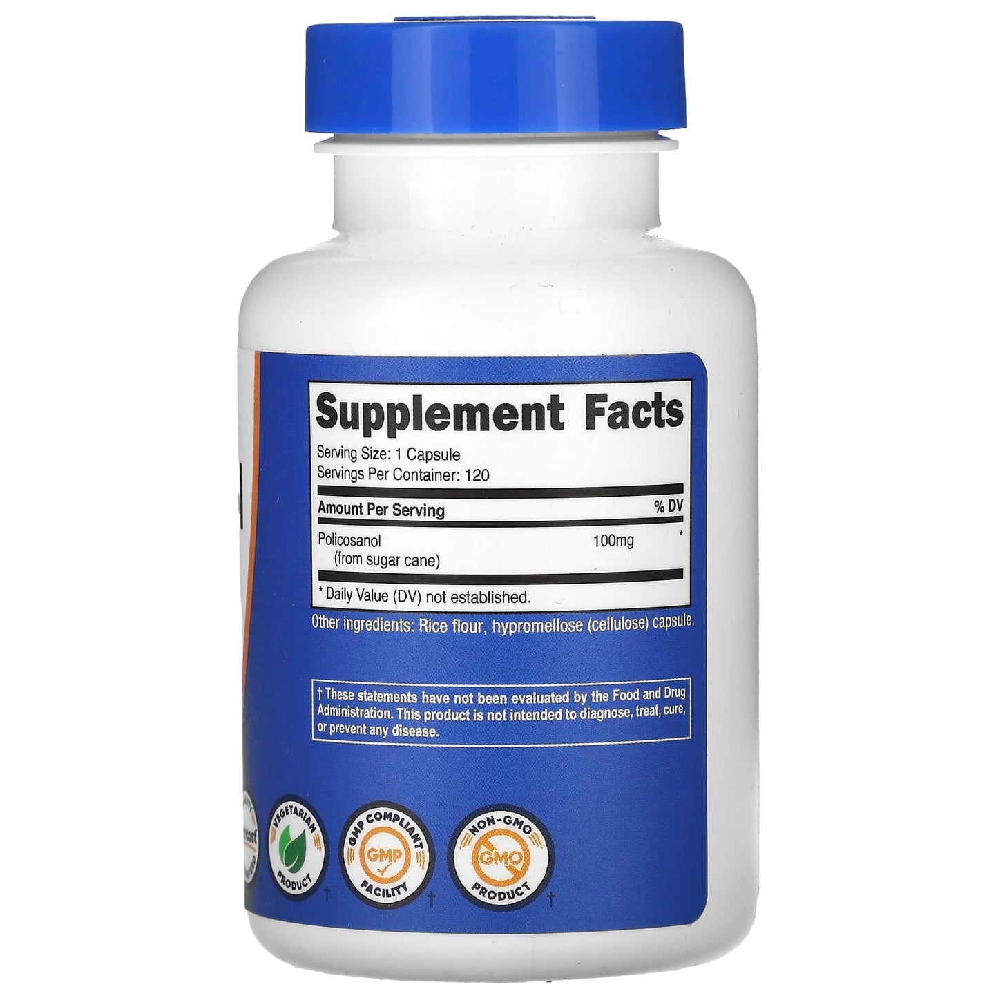 Nutricost, Policosanol, 100 mg, 120 Capsules - Image 2