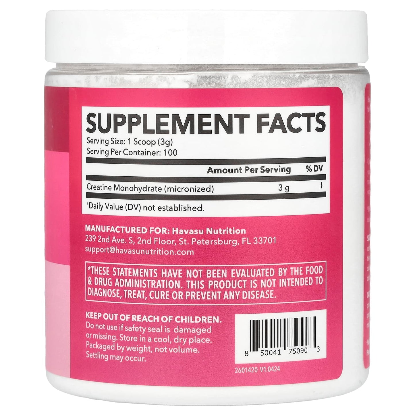 Best Creatine Powder for Women - Unflavored, No Allergens, 10.6 oz - Image 2