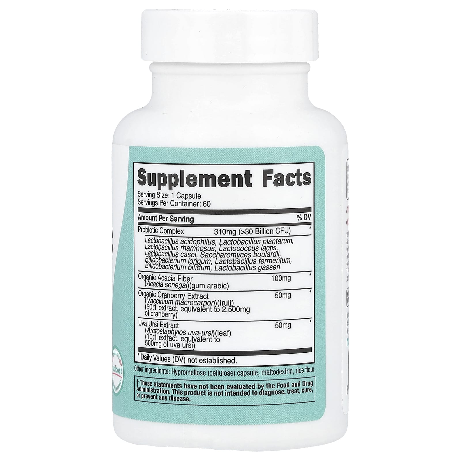 Nutricost, Women, Probiotic, >30 Billion CFU, 60 Capsules - Image 2